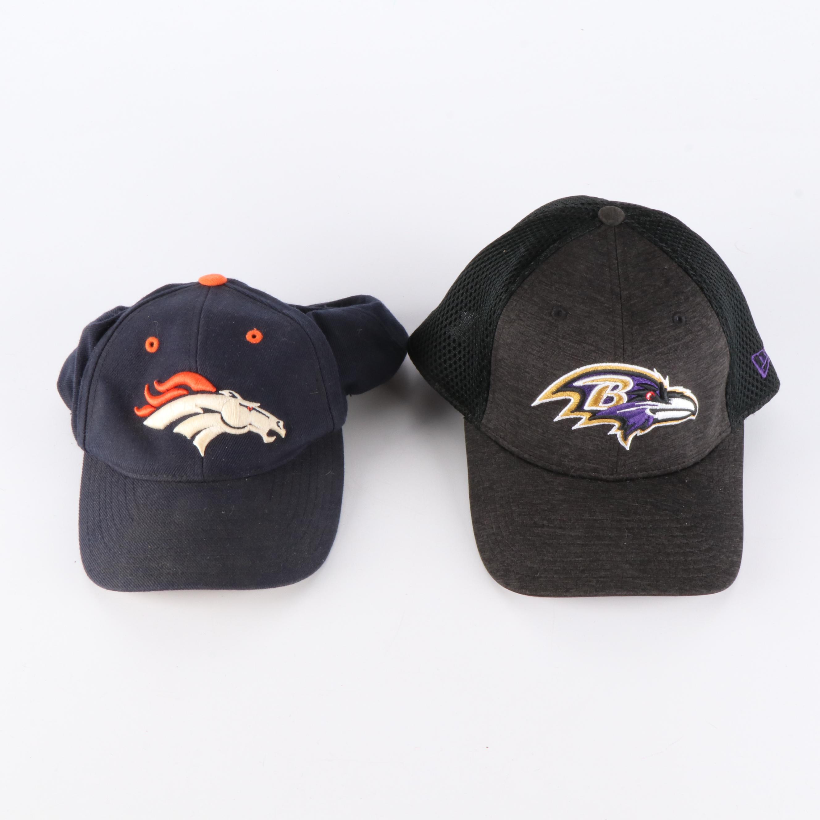 Baltimore Ravens, New York Giants, Denver Broncos, and More Football Hats