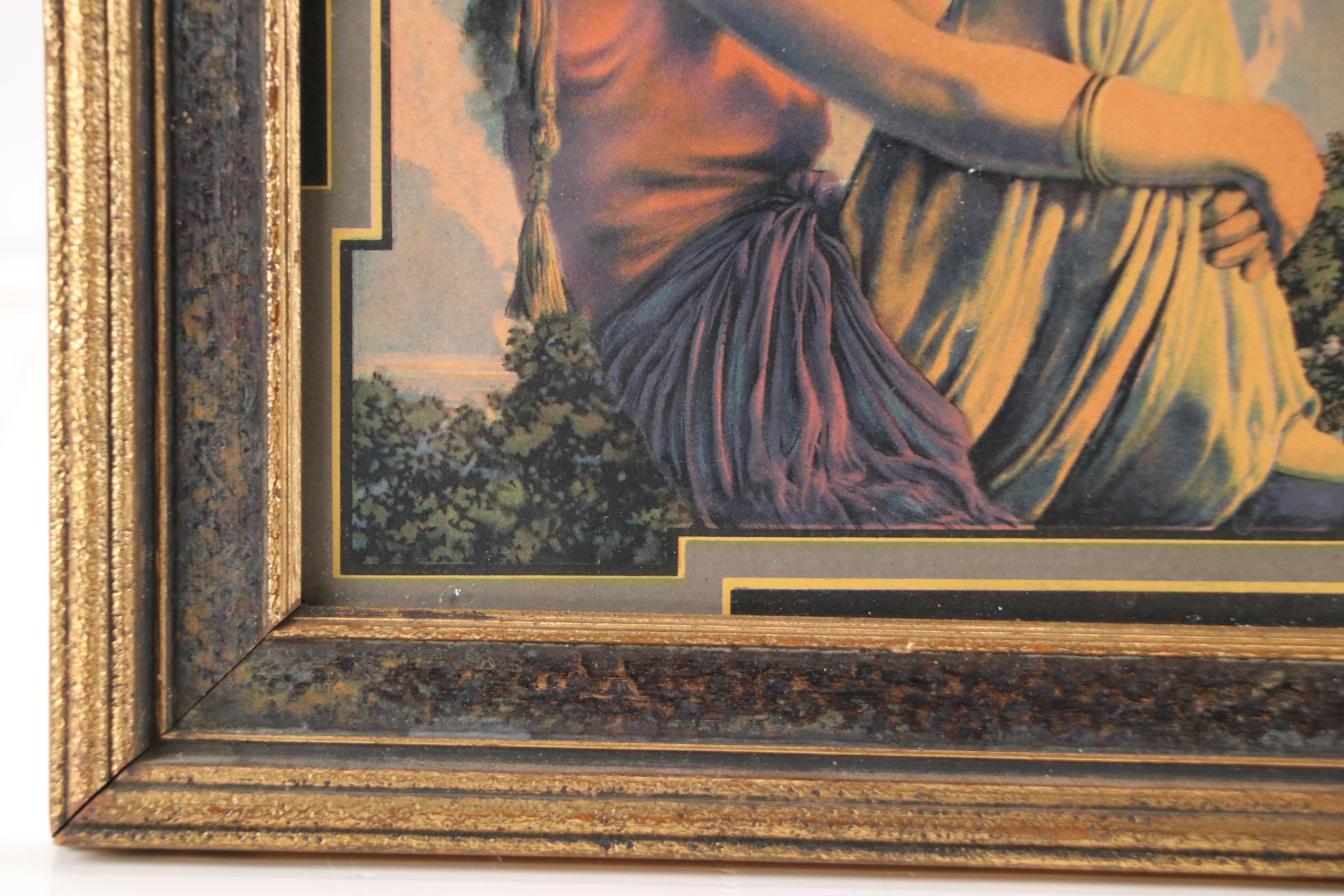 Maxfield Parrish Offset Lithograph "Rubaiyat," 1917