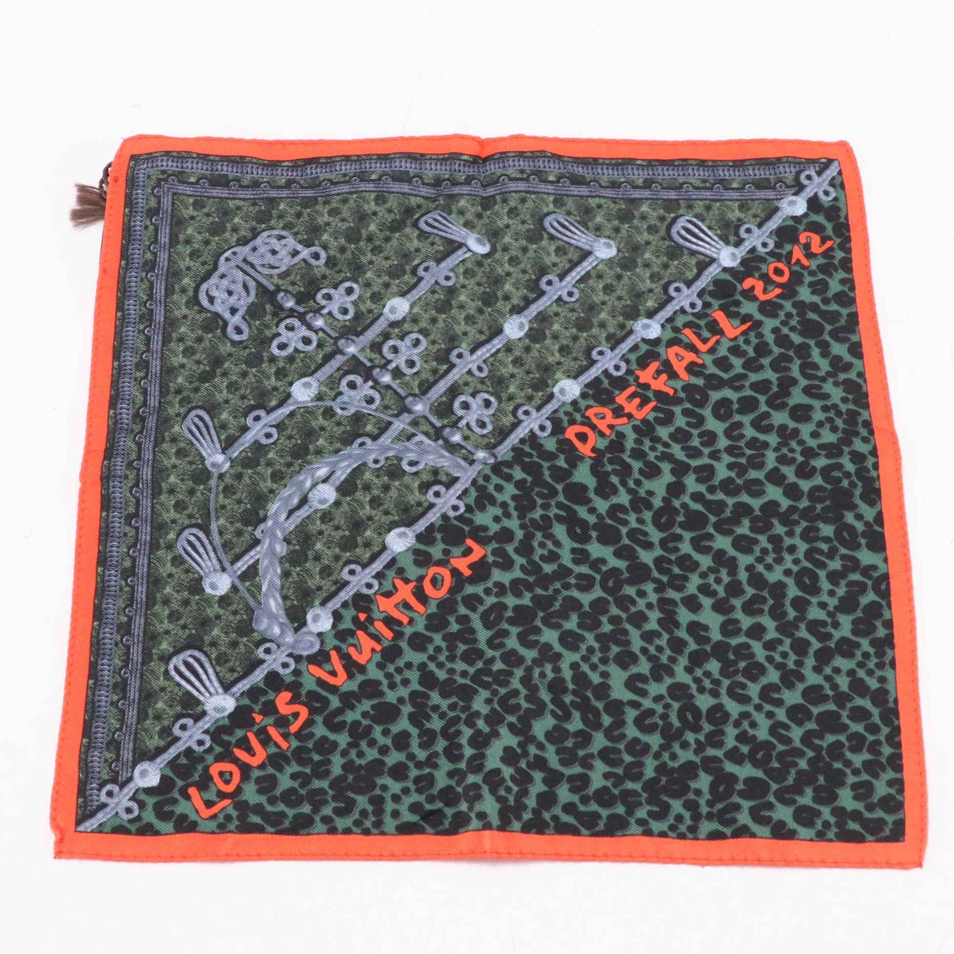 Louis Vuitton X Stephen Sprouse Leopard Printed Pocket Square