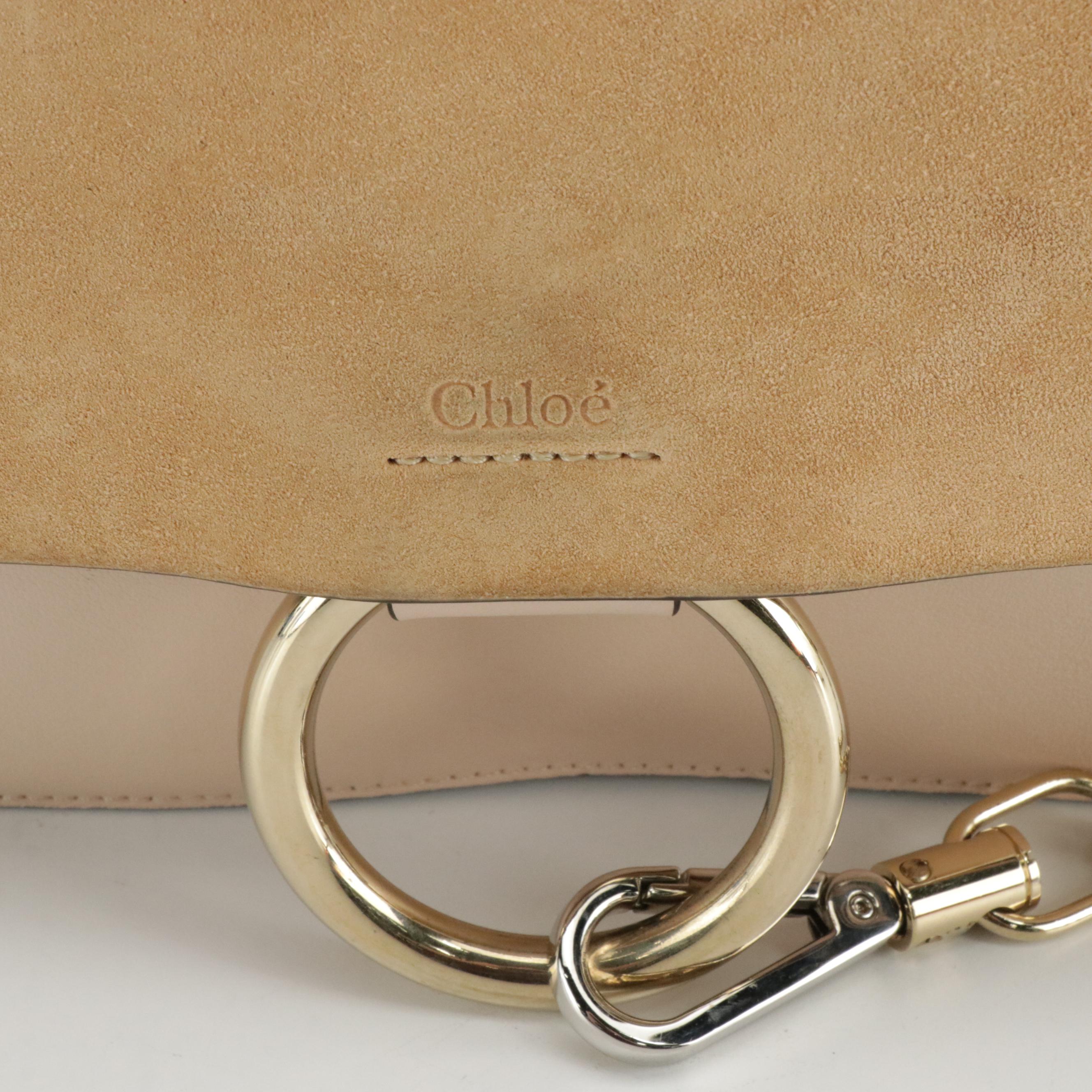 Chloé Suede and Leather Faye Crossbody Bag
