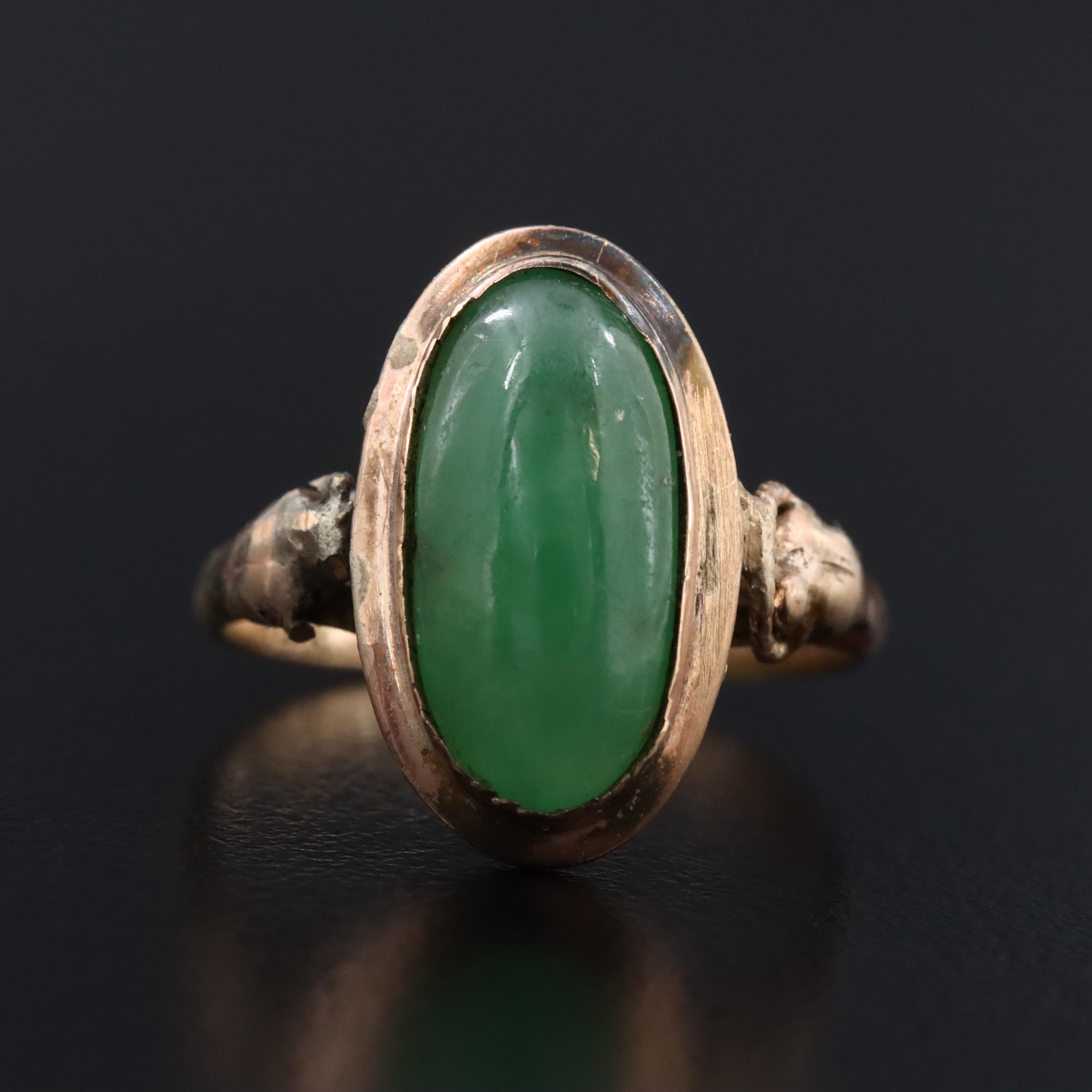 14K Jadeite Ring