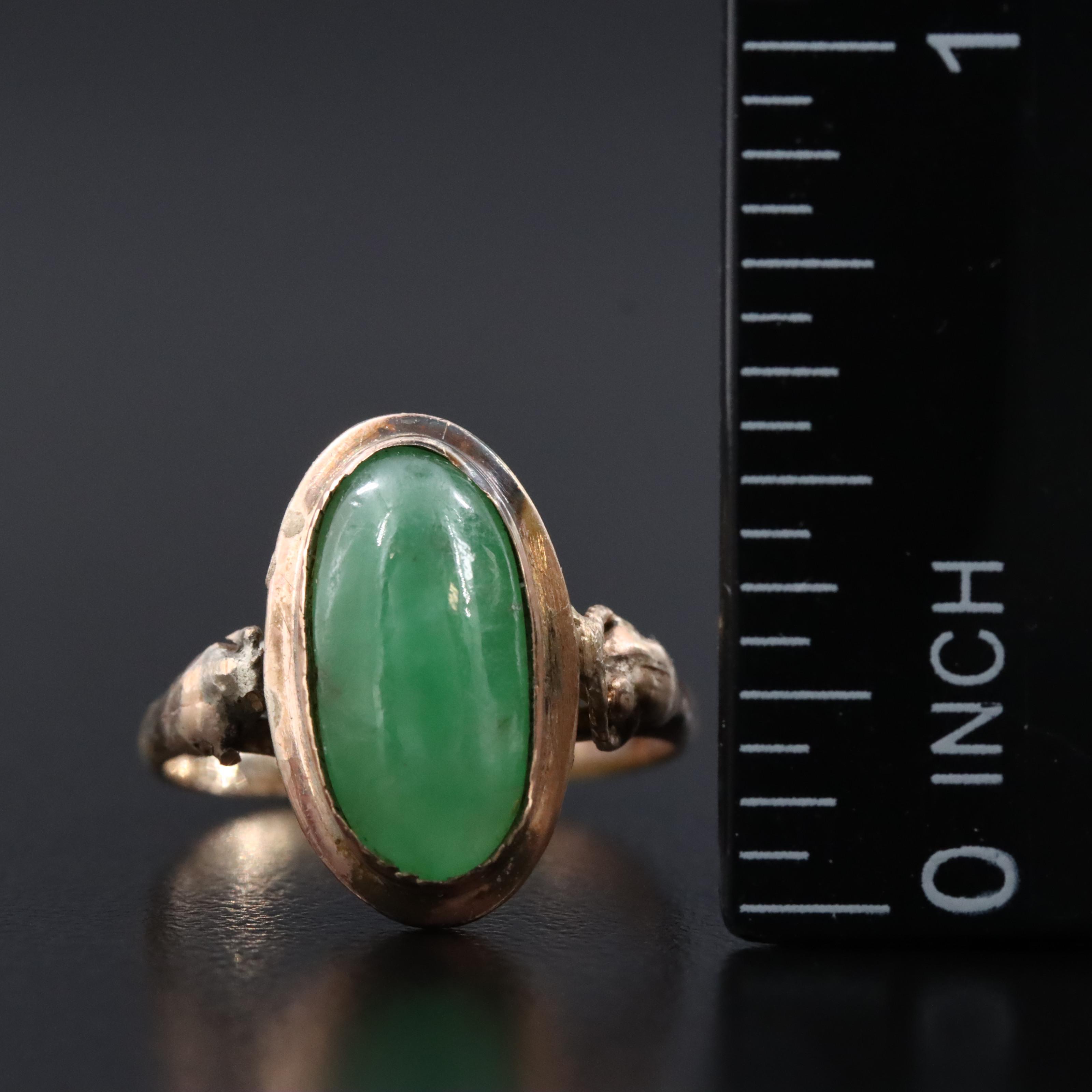 14K Jadeite Ring