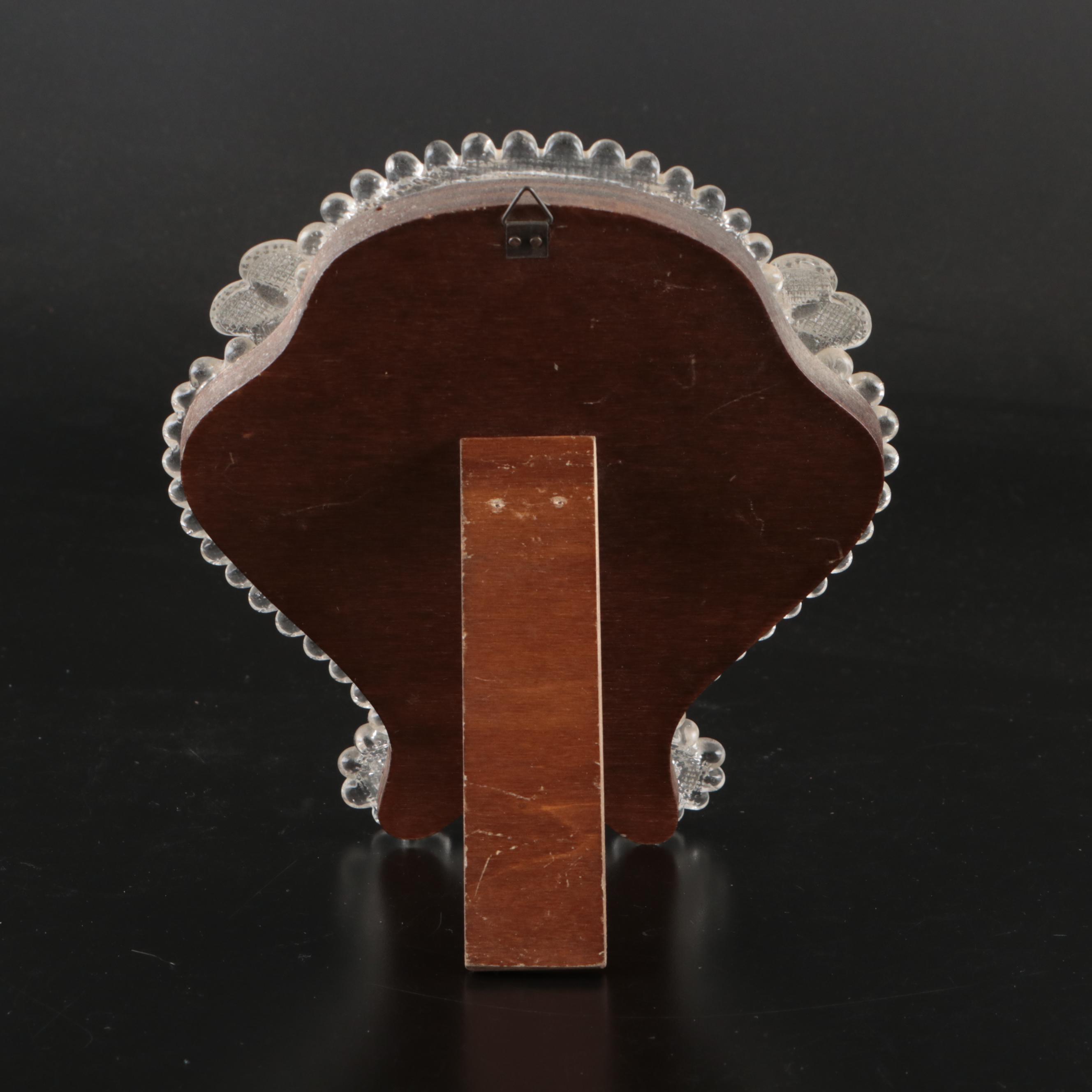 Foil Backed Venetian Glass Vanity Mirror