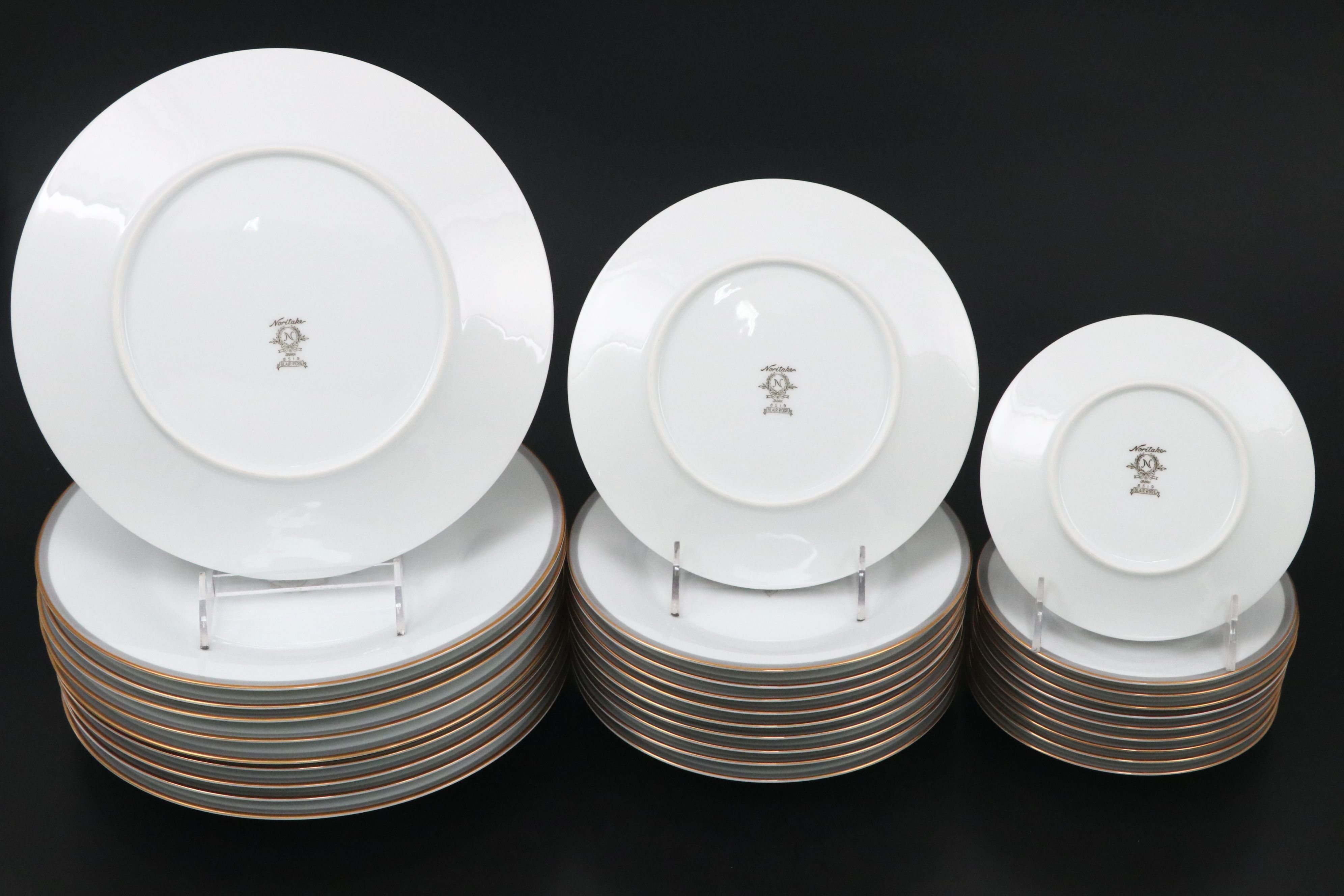 Noritake "Blair Rose" China Dinnerware with Fabric Cases, 1962 - 1970