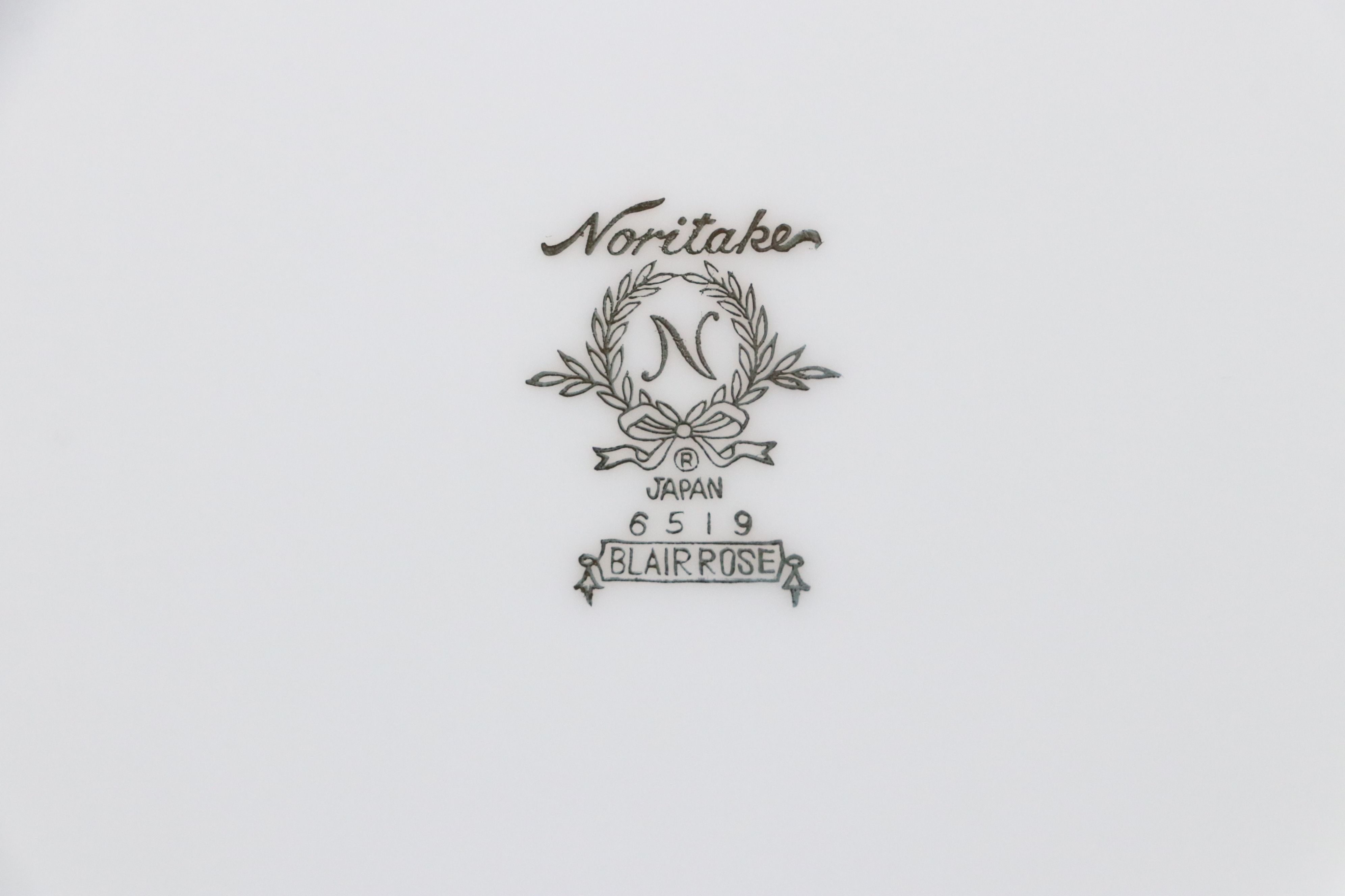 Noritake "Blair Rose" China Dinnerware with Fabric Cases, 1962 - 1970