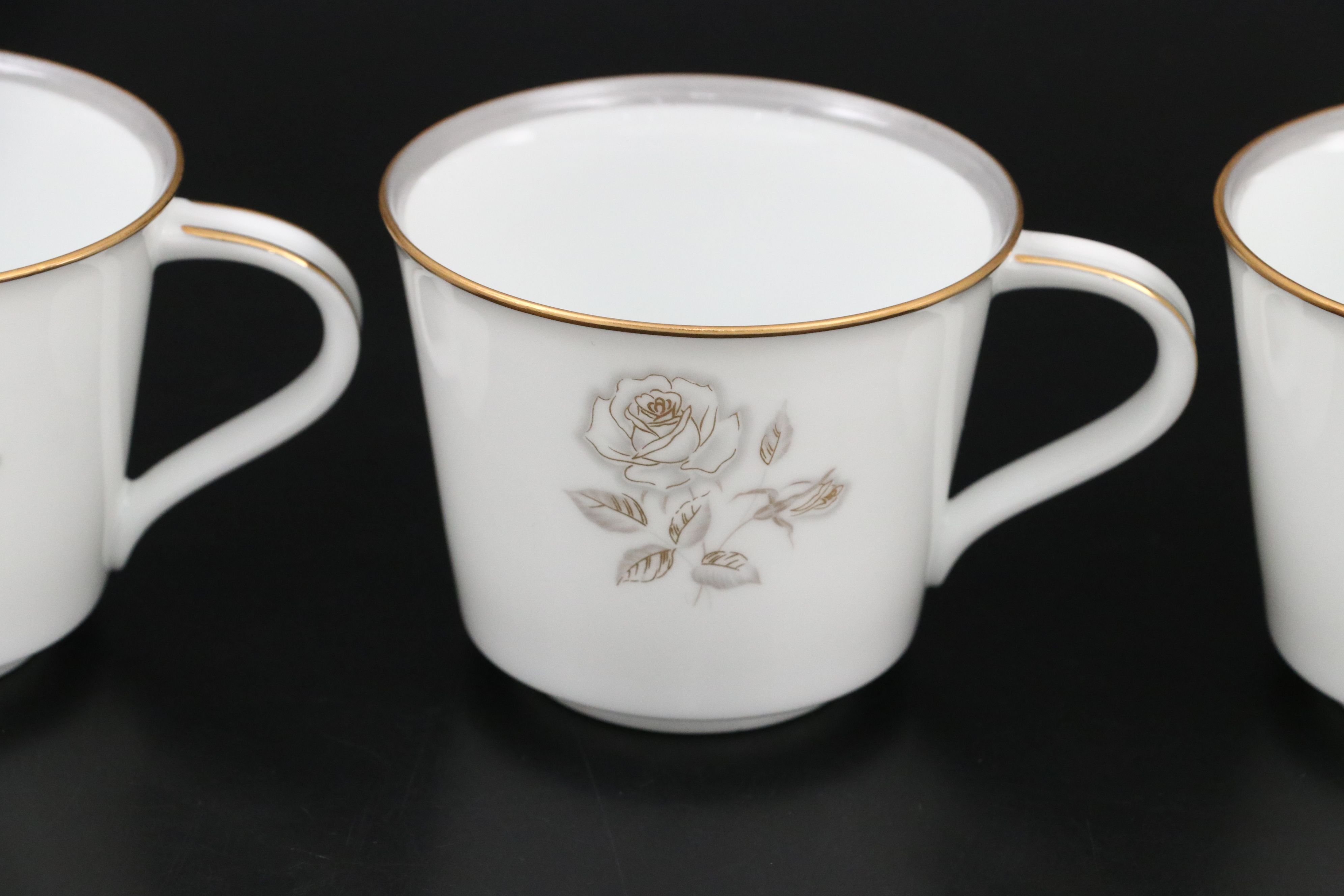 Noritake "Blair Rose" China Dinnerware with Fabric Cases, 1962 - 1970