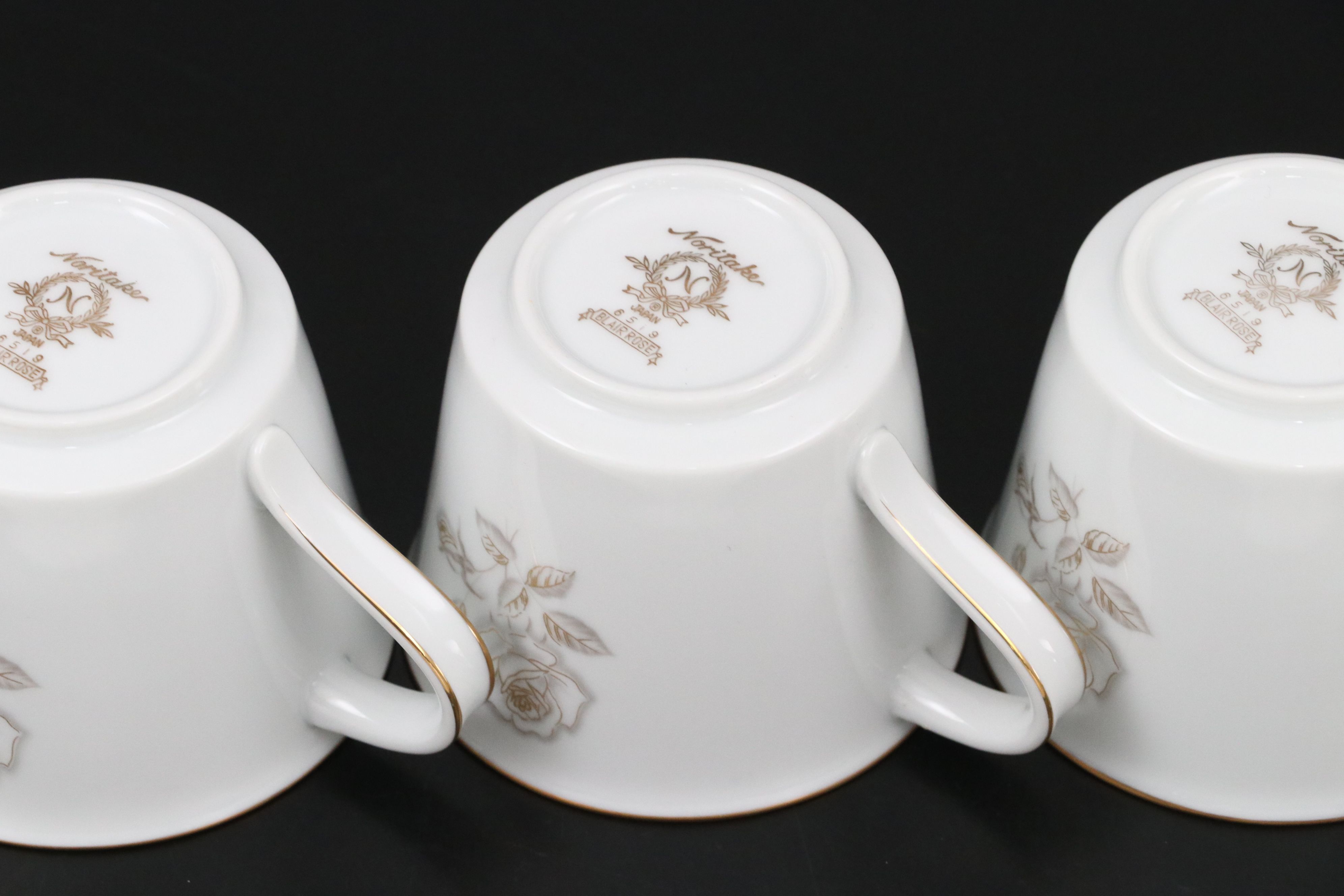 Noritake "Blair Rose" China Dinnerware with Fabric Cases, 1962 - 1970