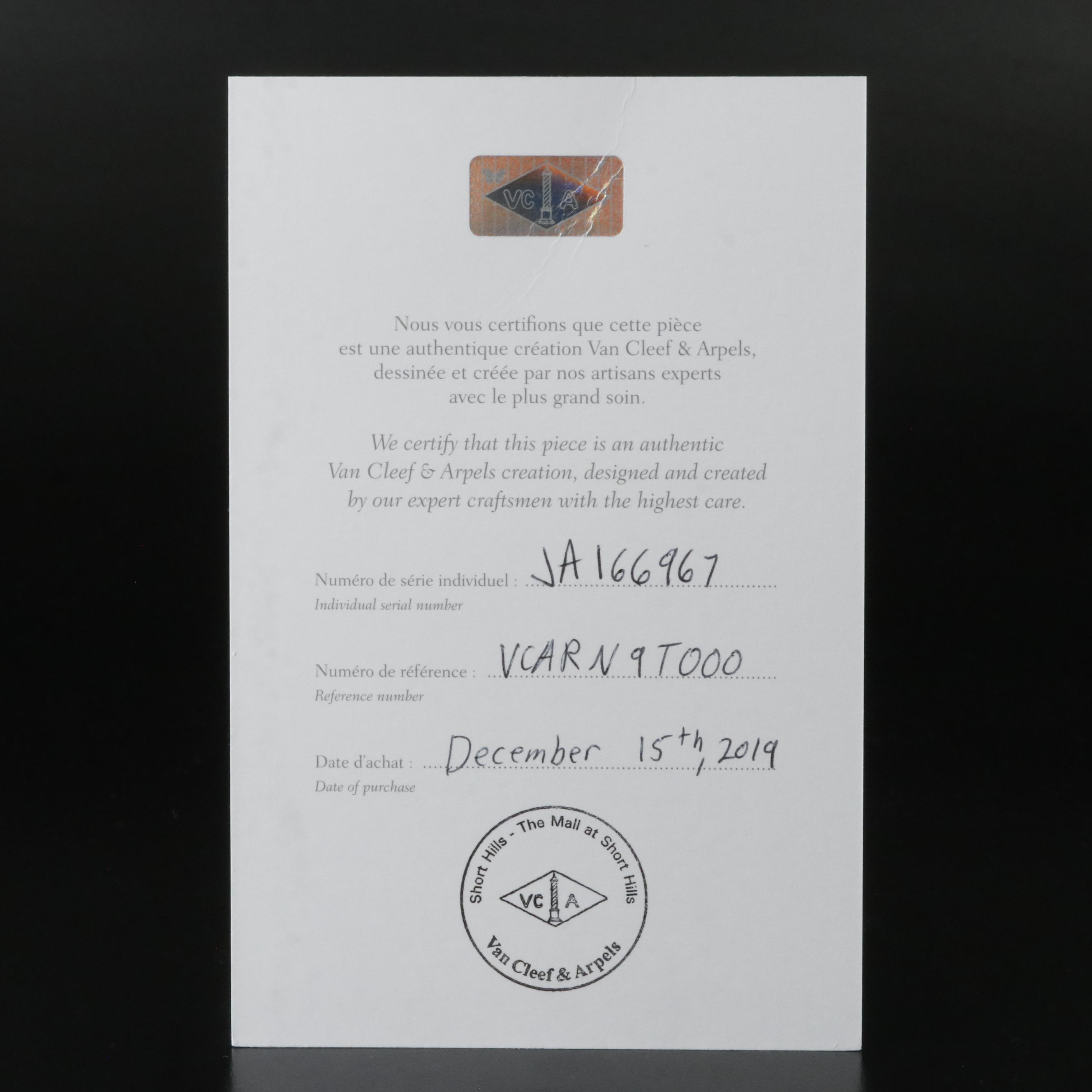 Van Cleef & Arpels 20 Motif Alhambra Necklace in 18K Rose Gold, Vintage