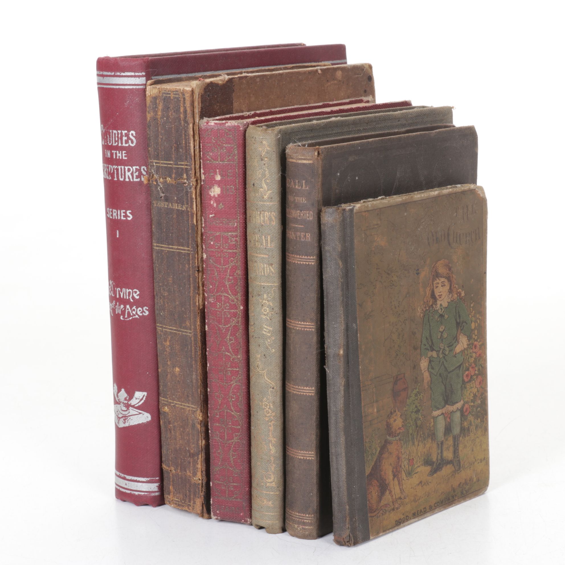 Mid-19th Century New Testament Bible & Other Christian Books
