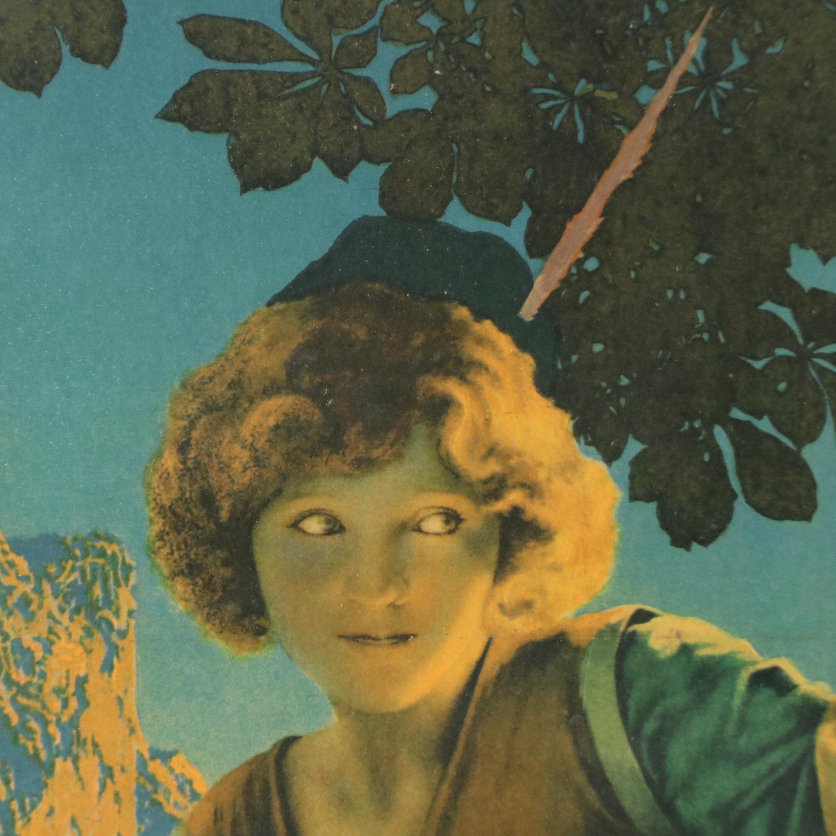 Maxfield Parrish Color Halftone "Jack and the Beanstalk"