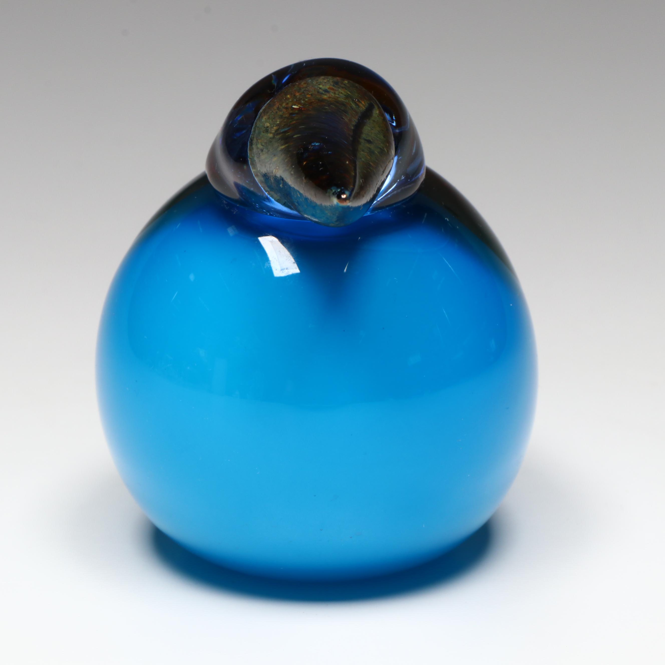 Oiva Toikka for Iittala Art Glass "Kingfisher" Bird Figurine