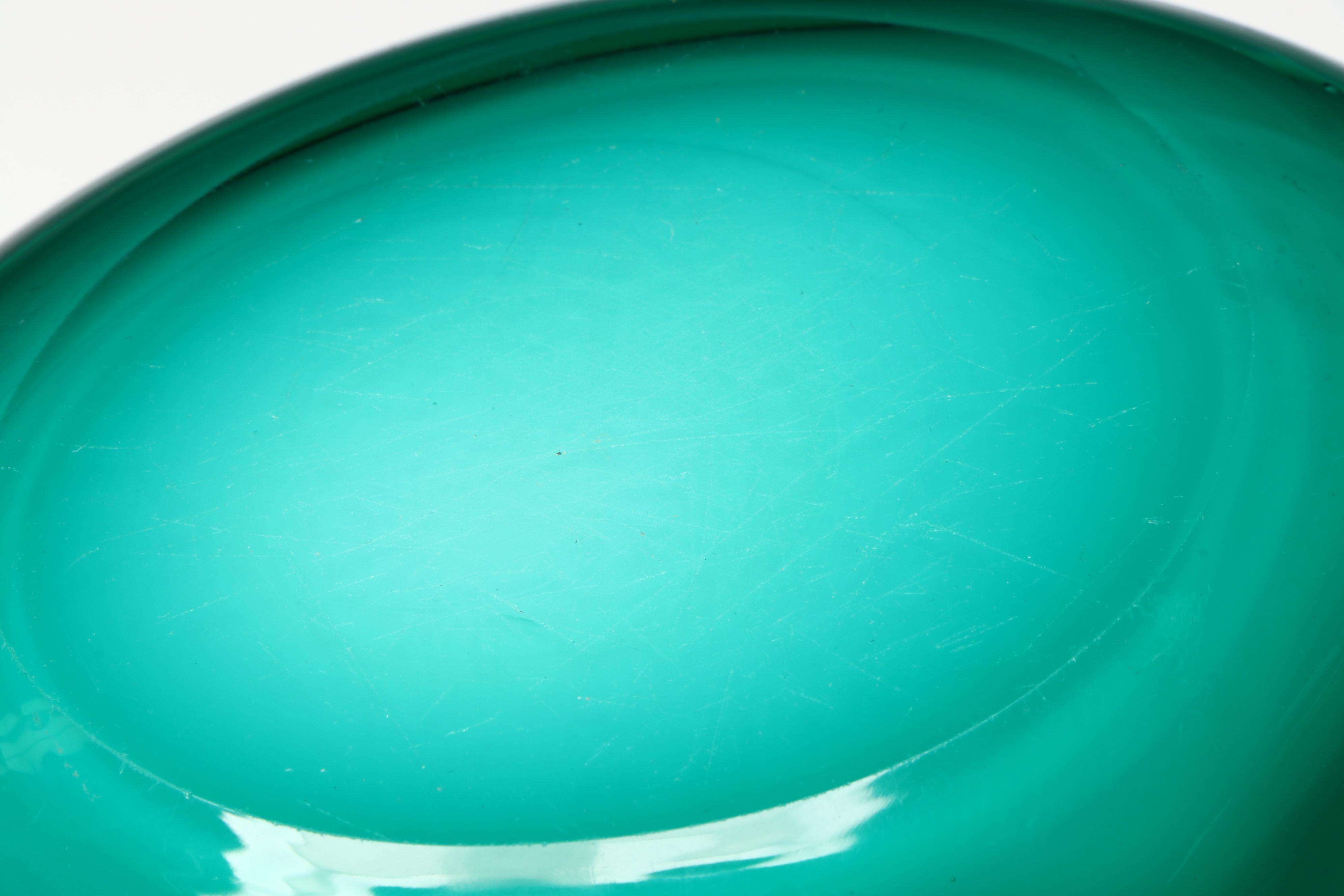 Murano Seguso-Poli Style Sommerso Art Glass Bowls