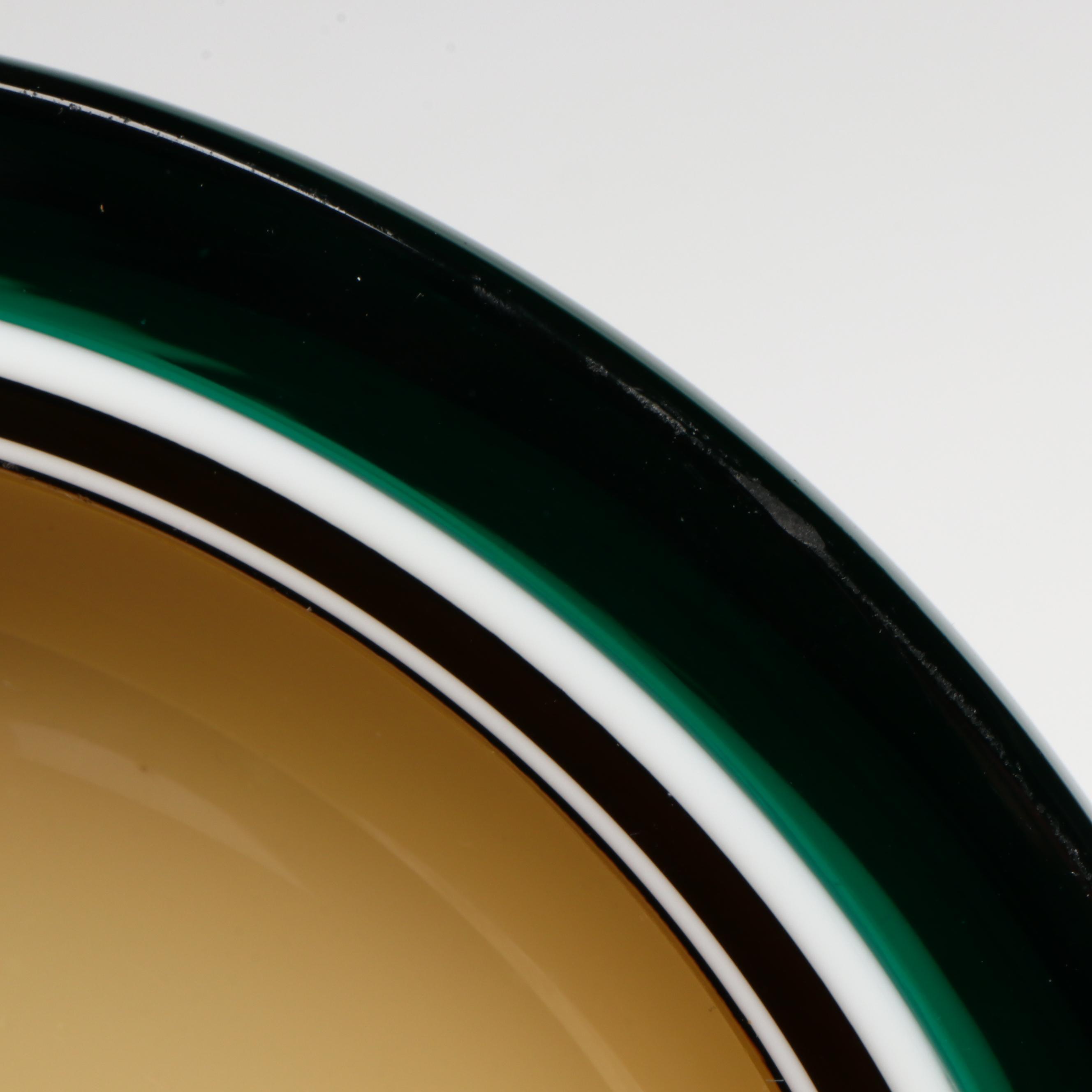 Murano Seguso-Poli Style Sommerso Art Glass Bowls