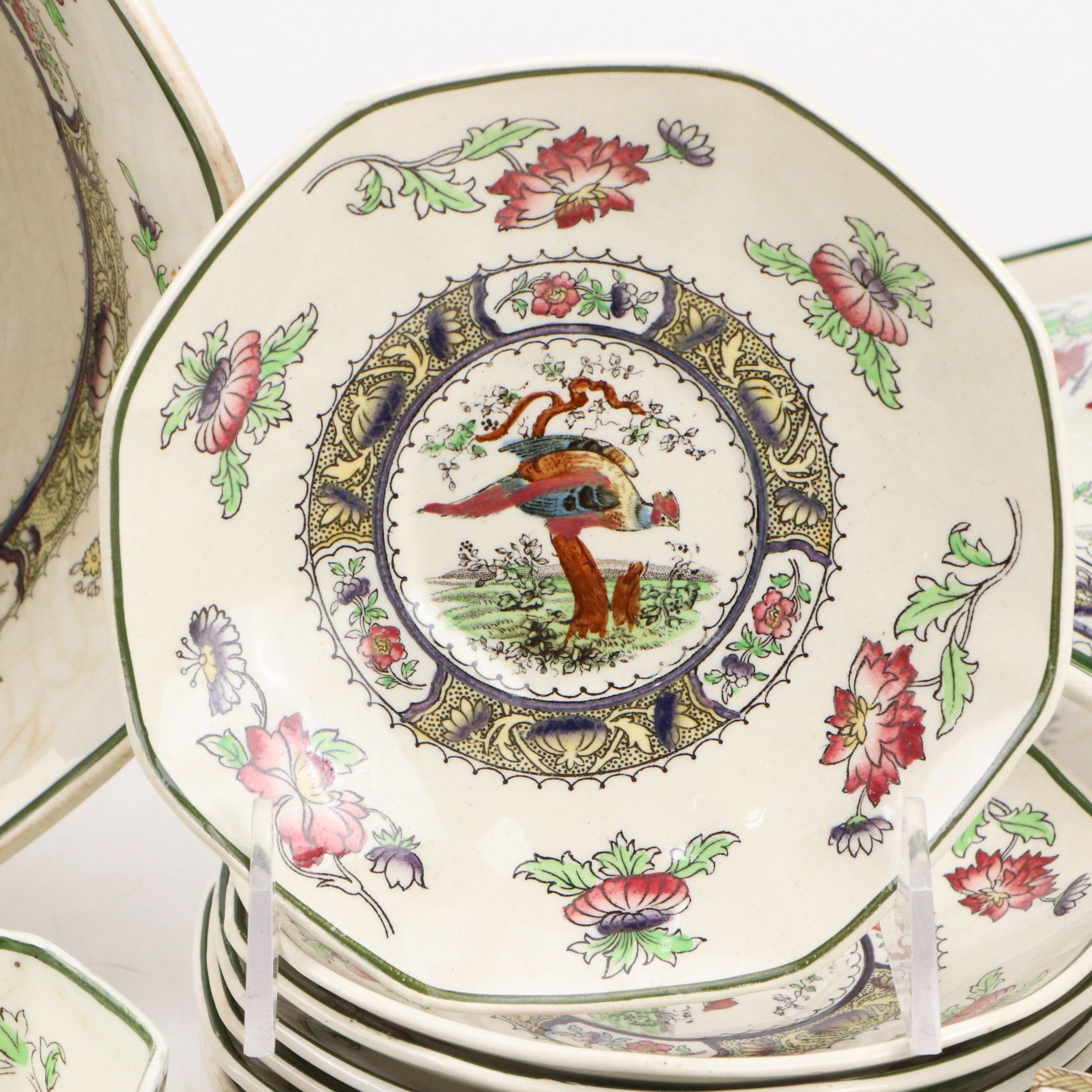 Royal Doulton "Pekin" Ceramic Dinnerware, Early 20th Century