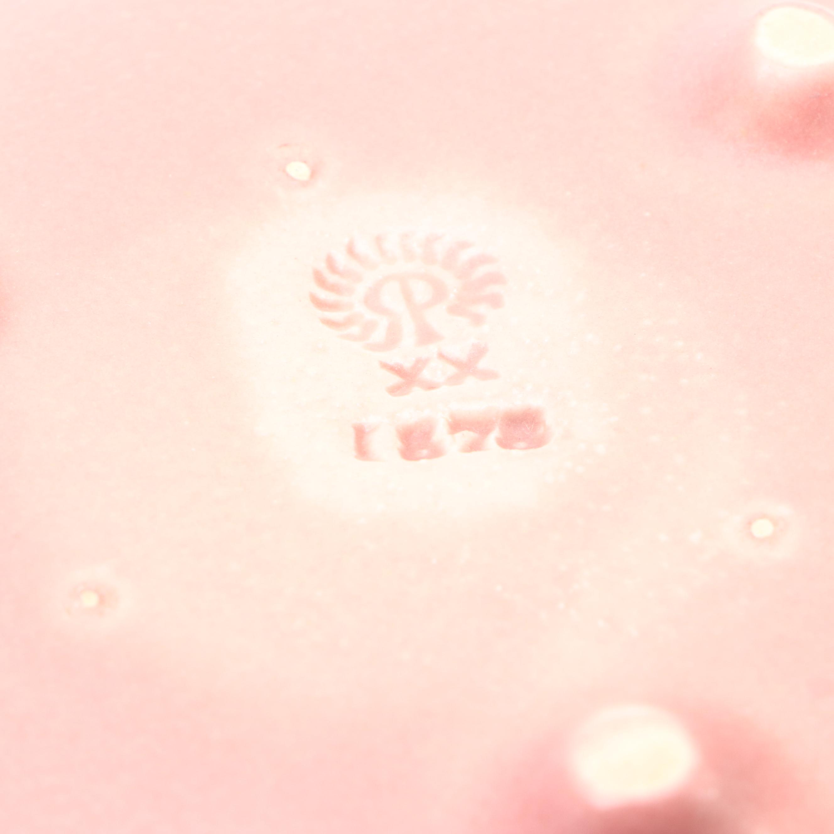 Rookwood Pottery Tri-Foot Dish with Vase and Flower Frog, Early 20th Century