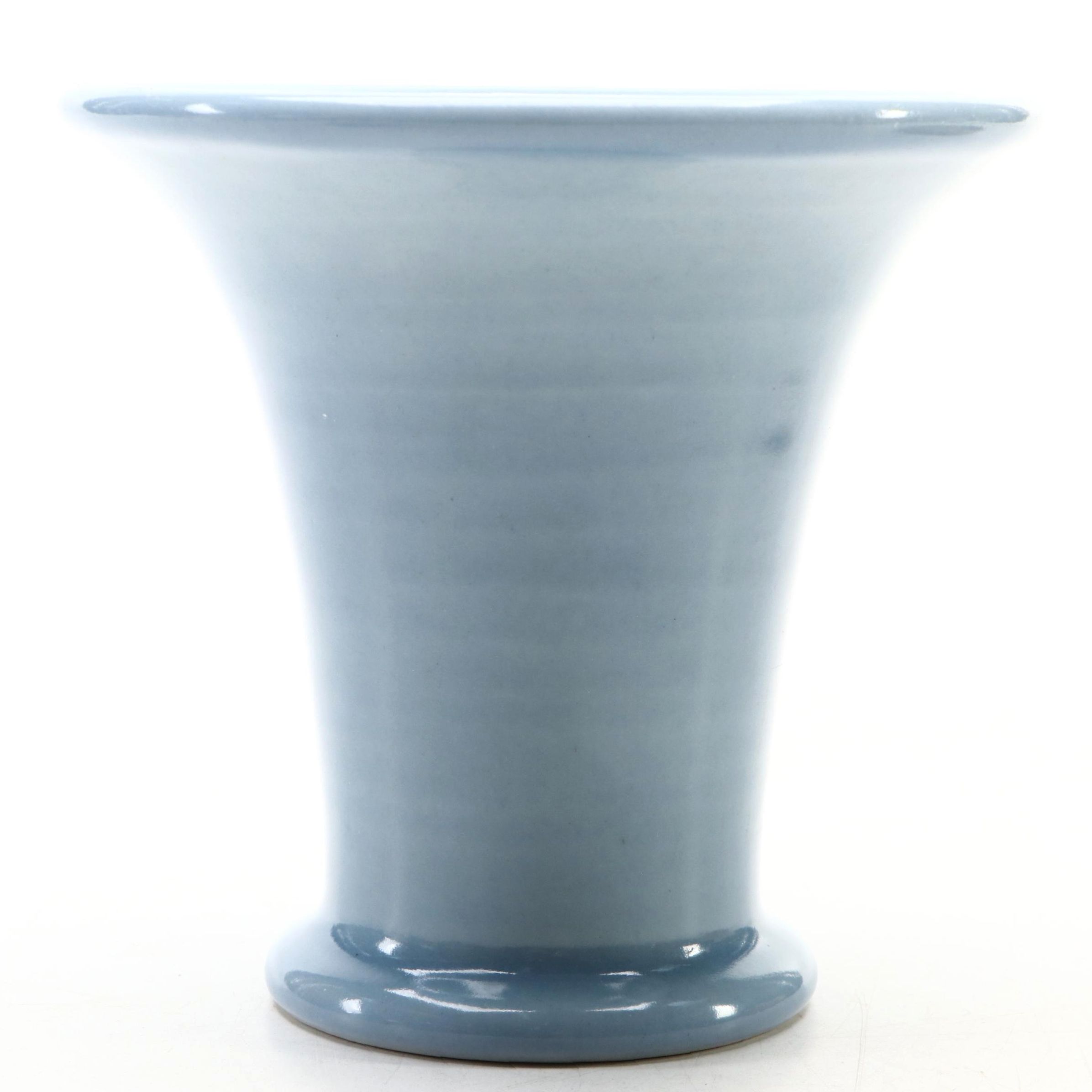 Rookwood Pottery Tri-Foot Dish with Vase and Flower Frog, Early 20th Century