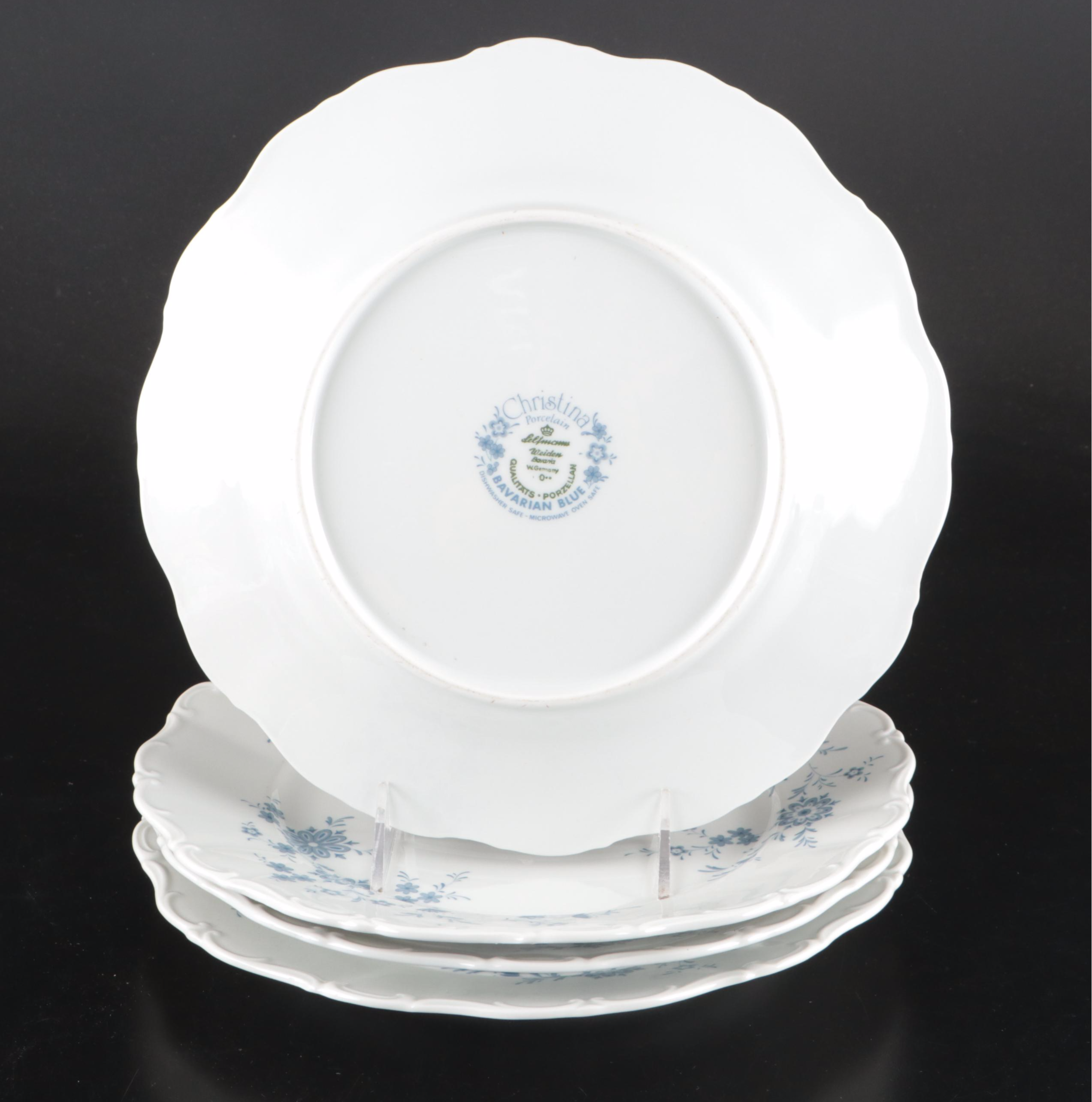 Leftmann Weiden Christina "Bavarian Blue" Porcelain Dinnerware