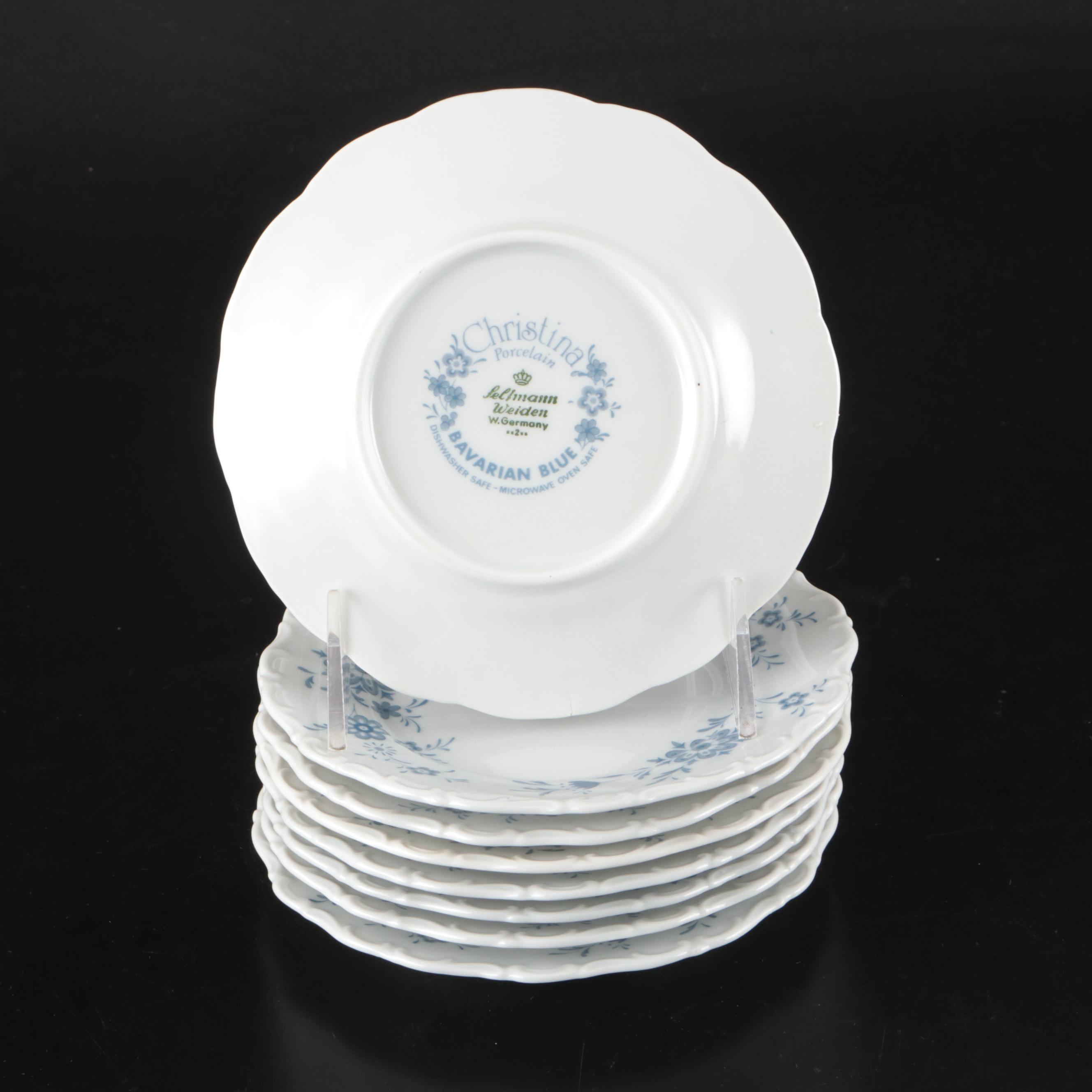 Leftmann Weiden Christina "Bavarian Blue" Porcelain Dinnerware