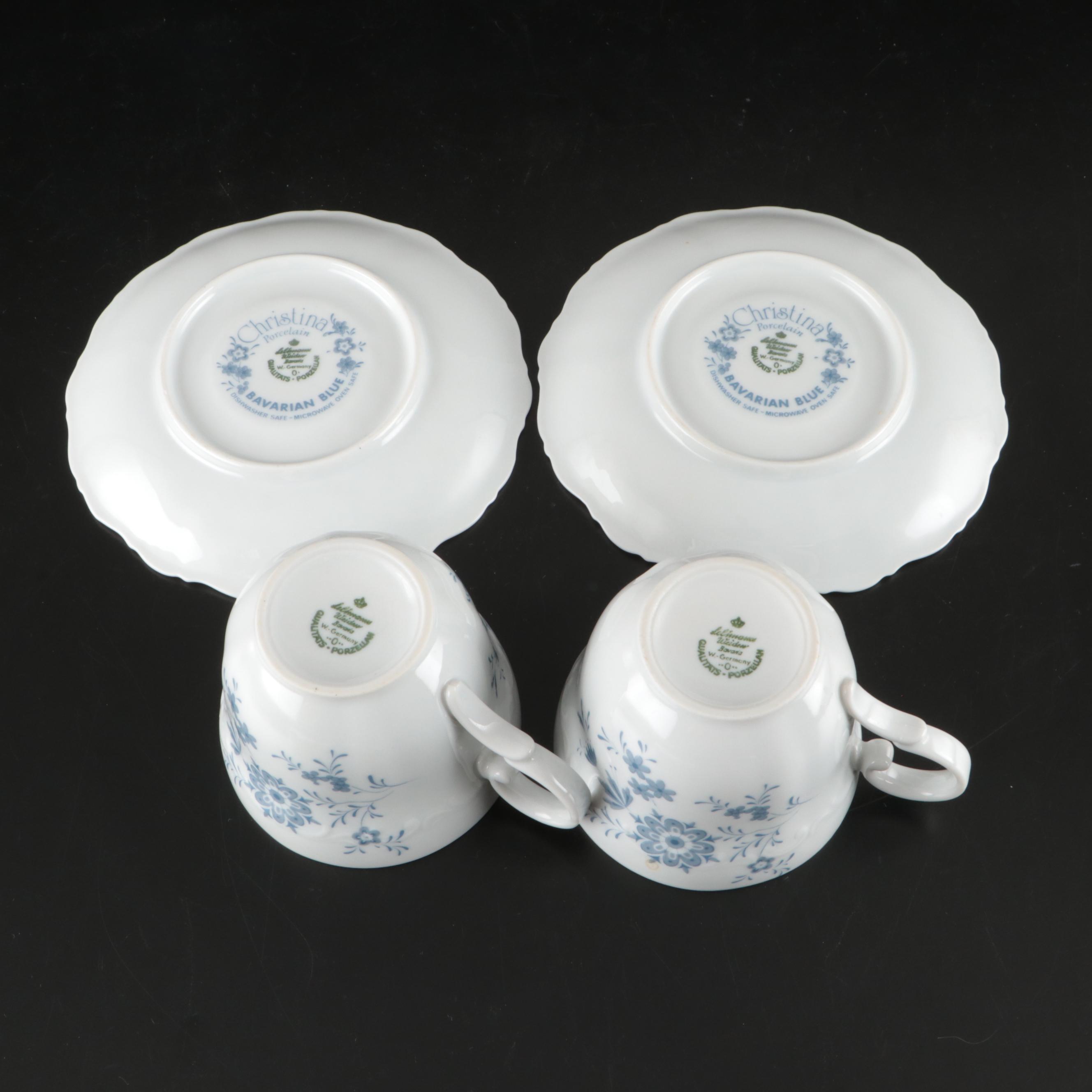 Leftmann Weiden Christina "Bavarian Blue" Porcelain Dinnerware