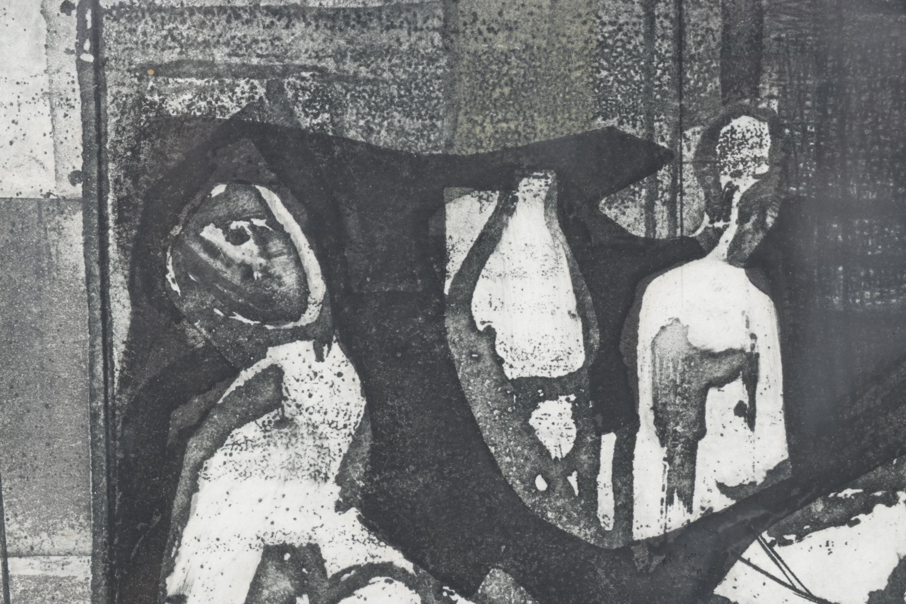 Ru van Rossem Aquatint Etching "Impressions of Southern Italy II", 1962