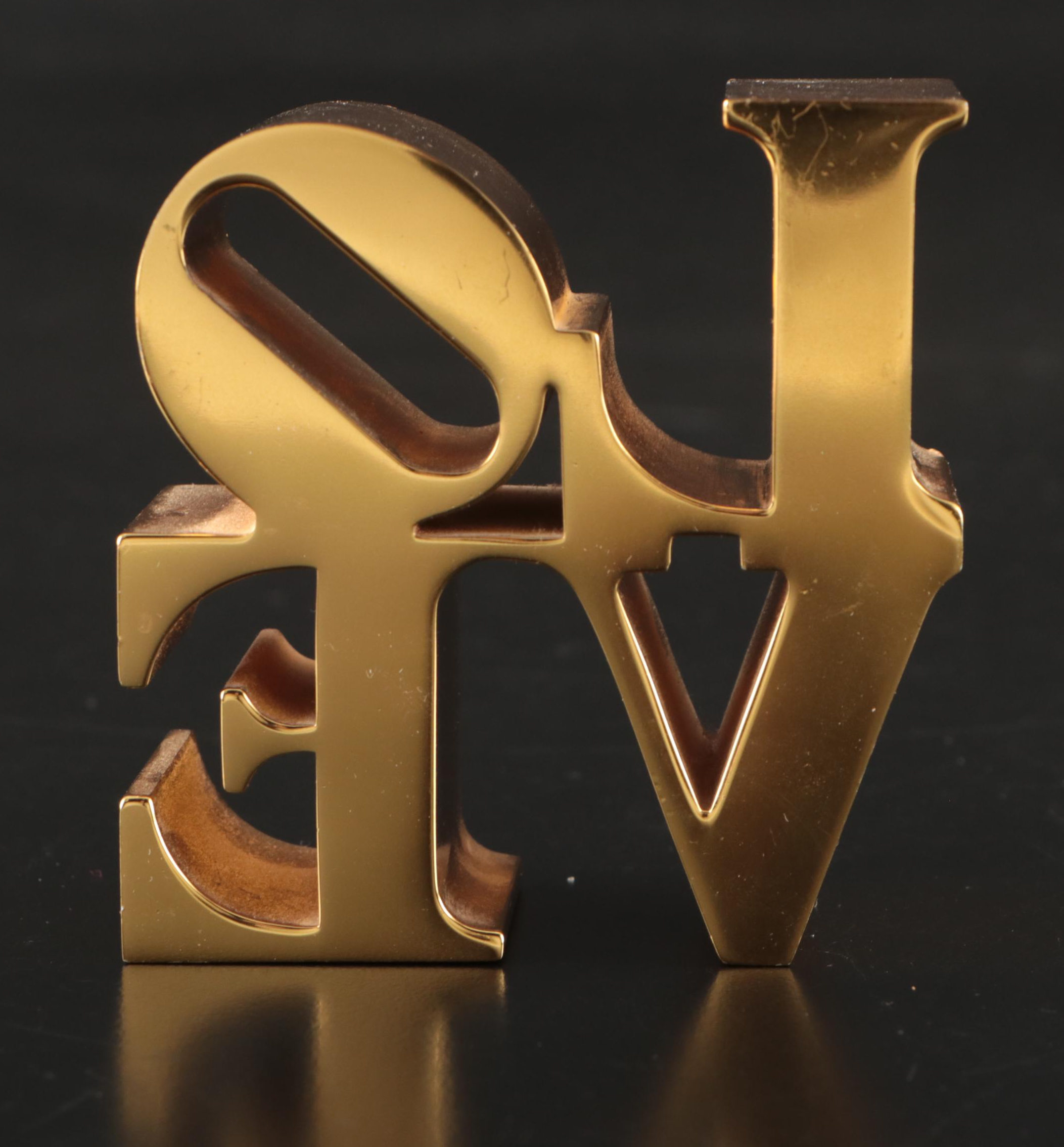 After Robert Indiana "Love" Sculpture Paperweight