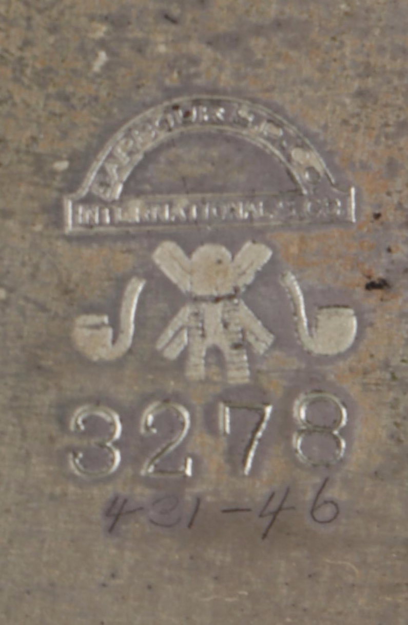 Barbour Repoussé Silver Plate Genre Scene Cigarette Box