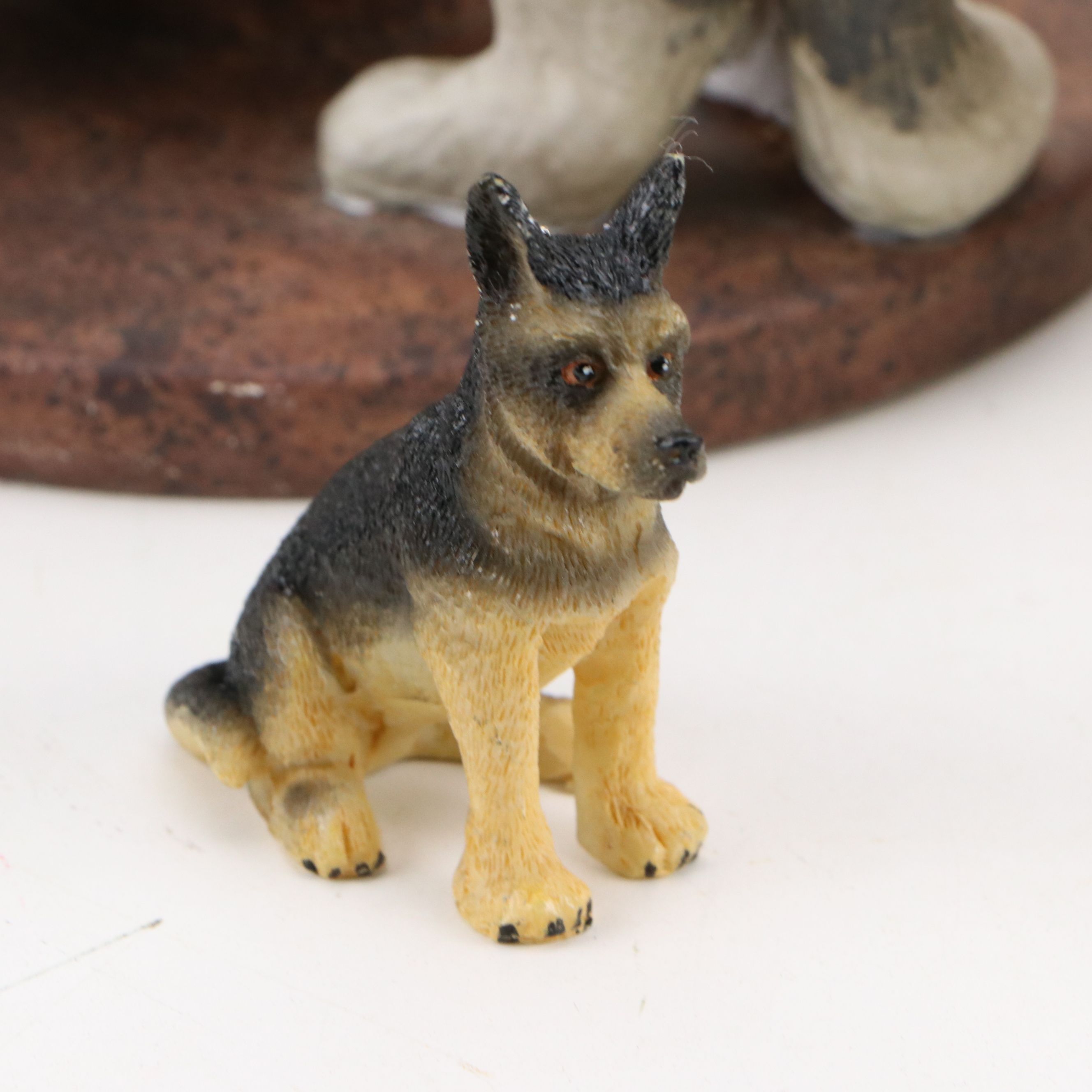 Japanese Lefton Hand-Painted Hunting Fox Diorama and More Animal Figurines