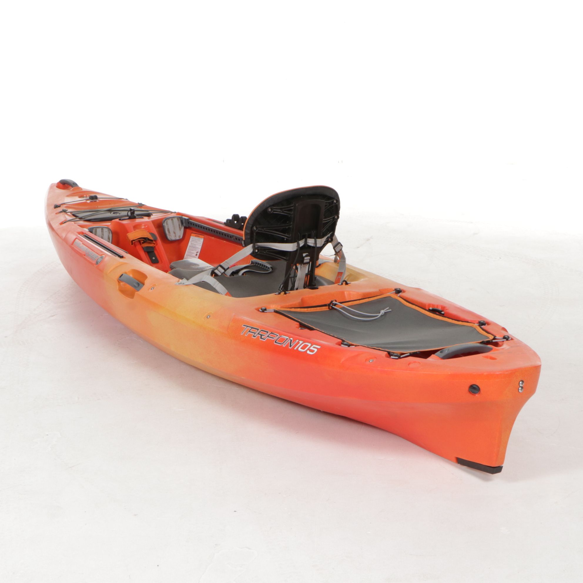 Wilderness Systems Tarpon 105 Kayak in Mango with Pair of Oars