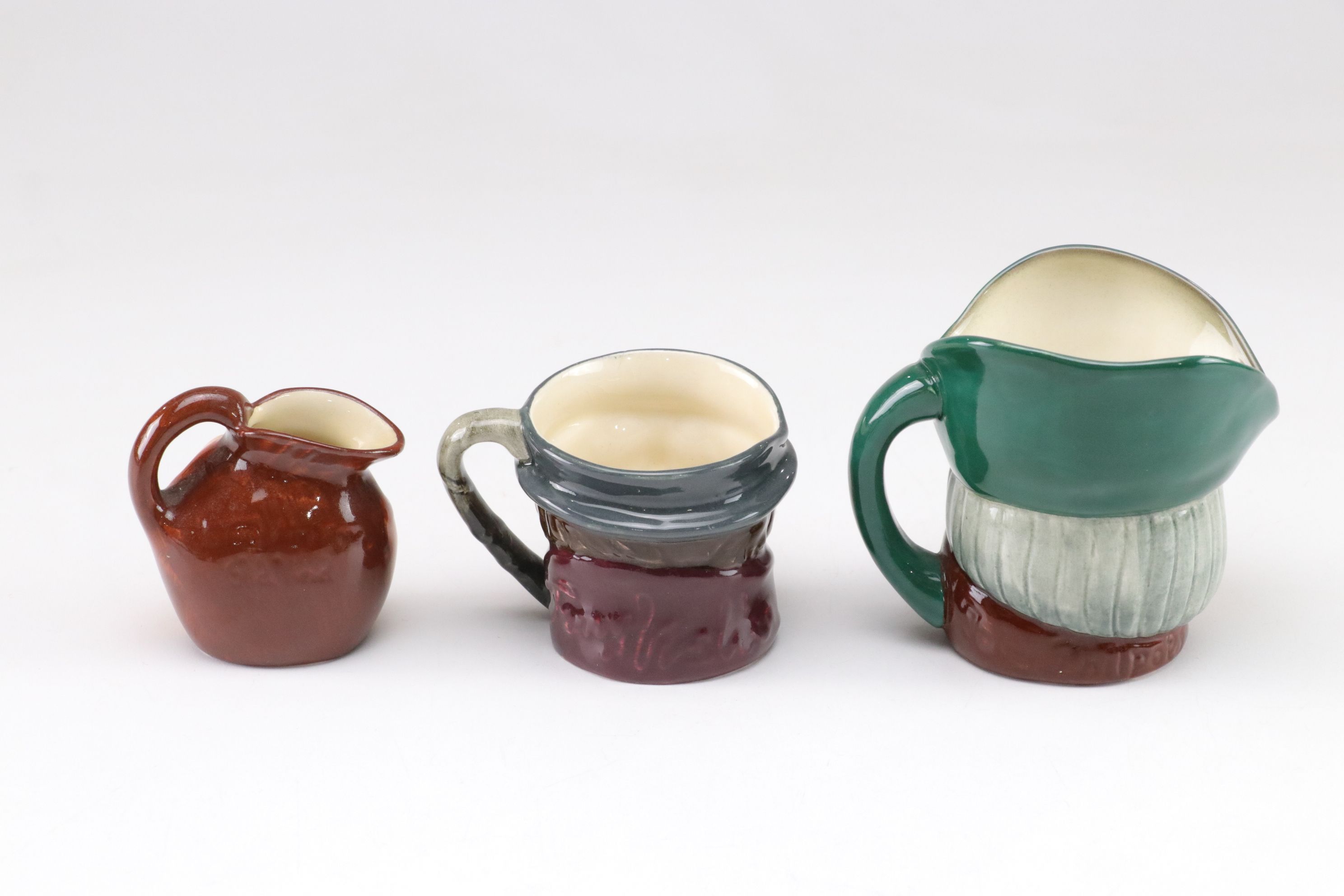 Royal Doulton "John Barleycorn" Toby Jug & Other Mini Mugs