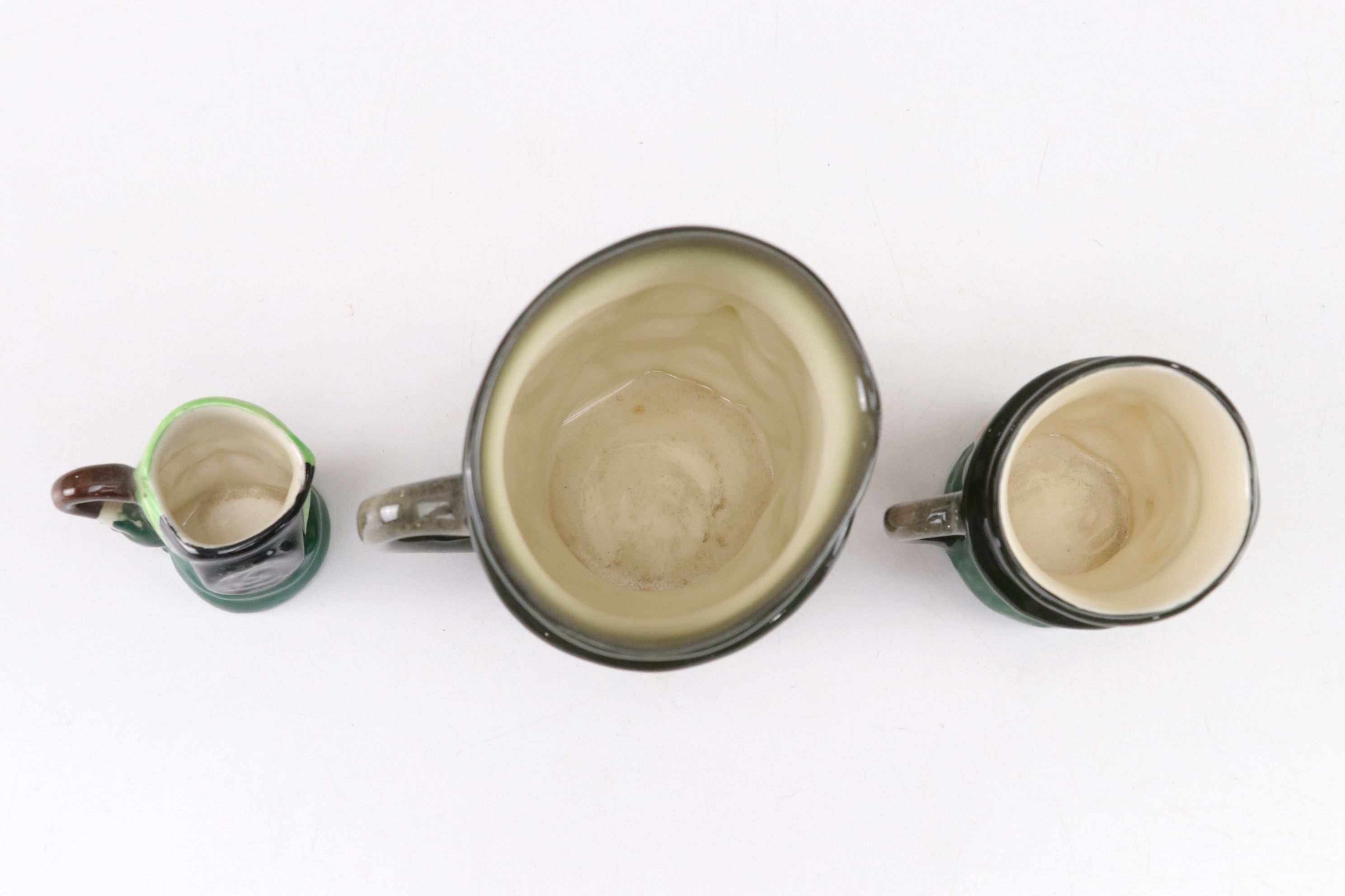 Royal Doulton "John Barleycorn" Toby Jug & Other Mini Mugs