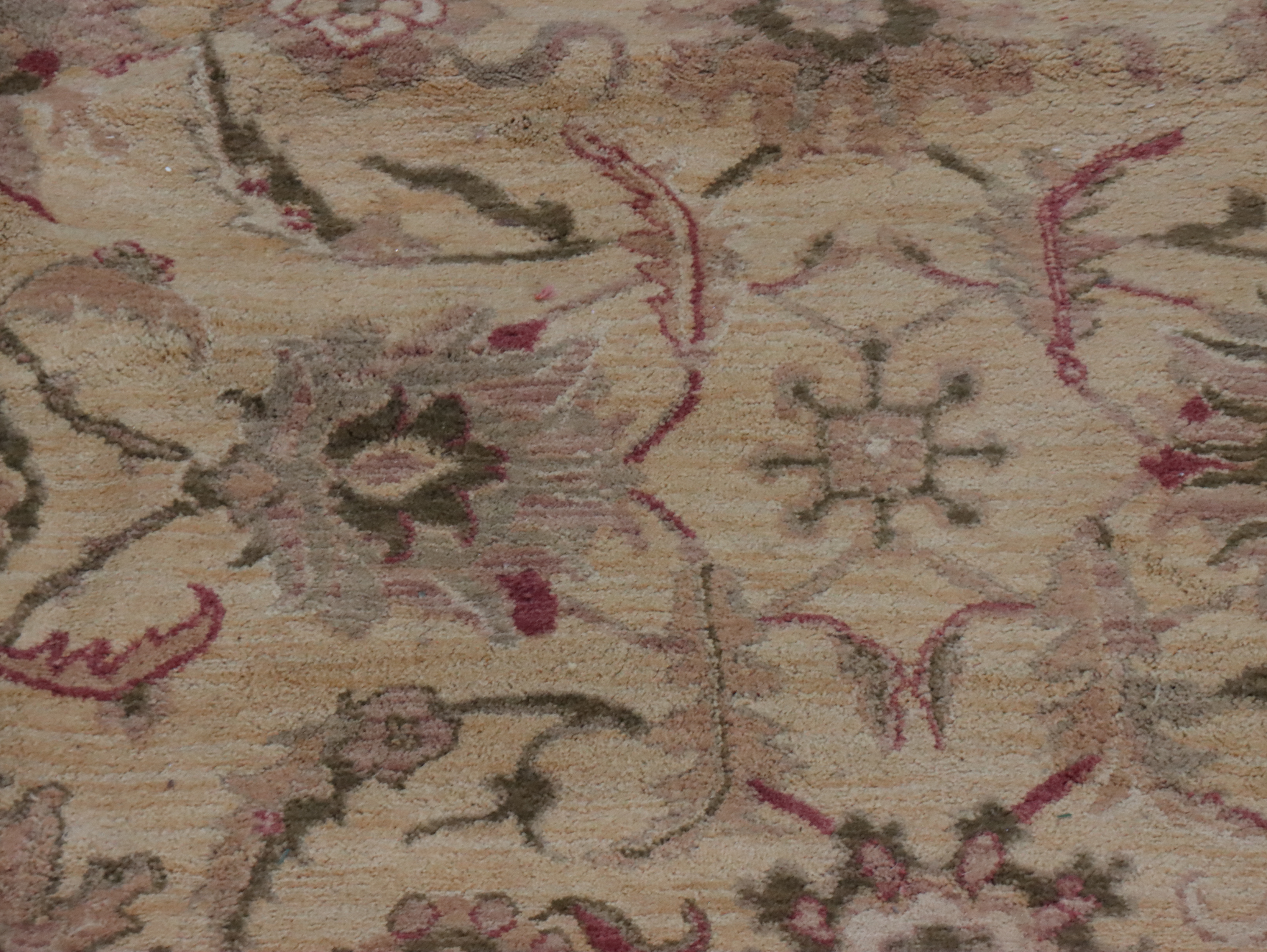 7'10 x 11'5 Hand-Knotted Indian Agra Area Rug