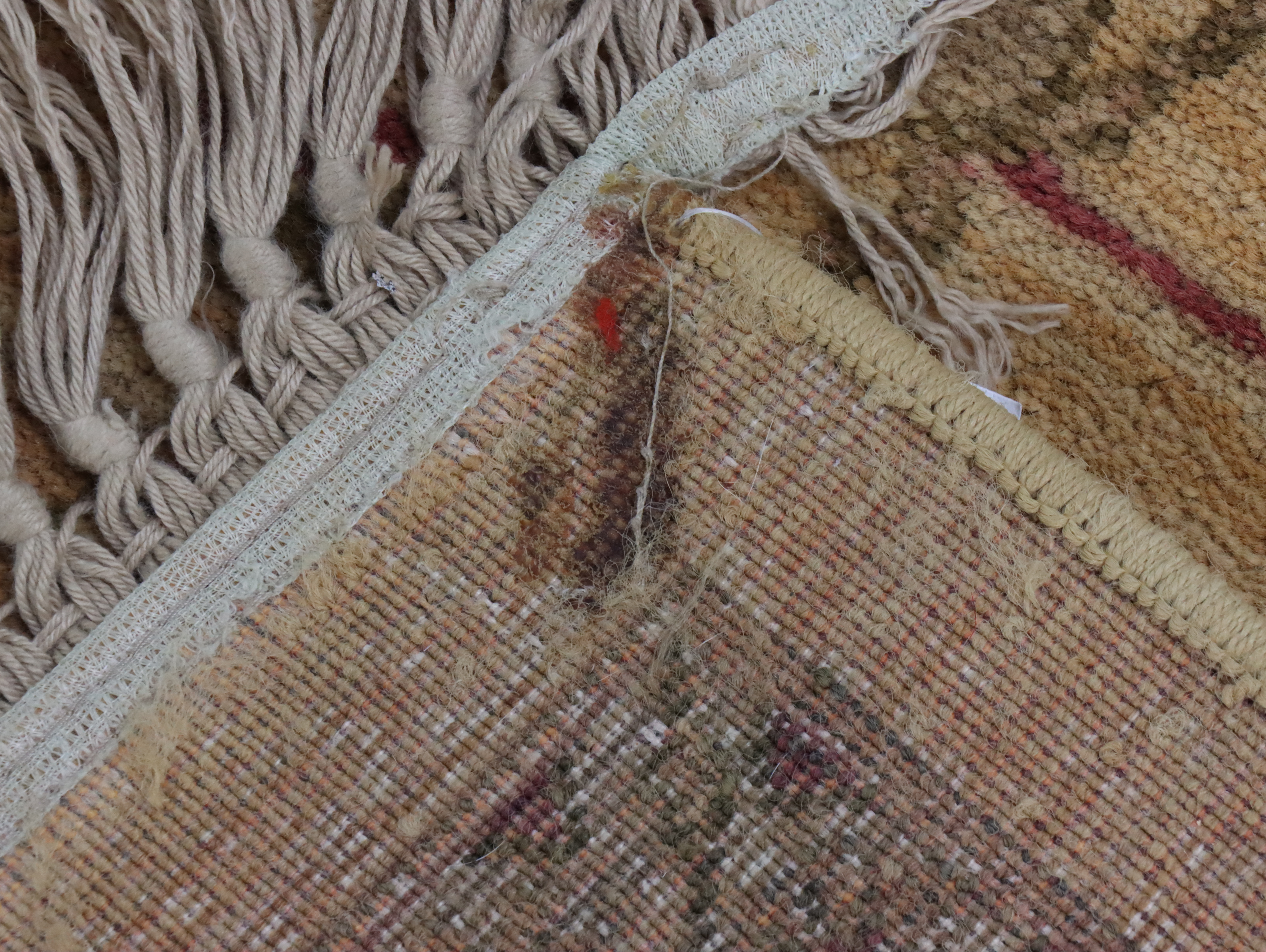 7'10 x 11'5 Hand-Knotted Indian Agra Area Rug