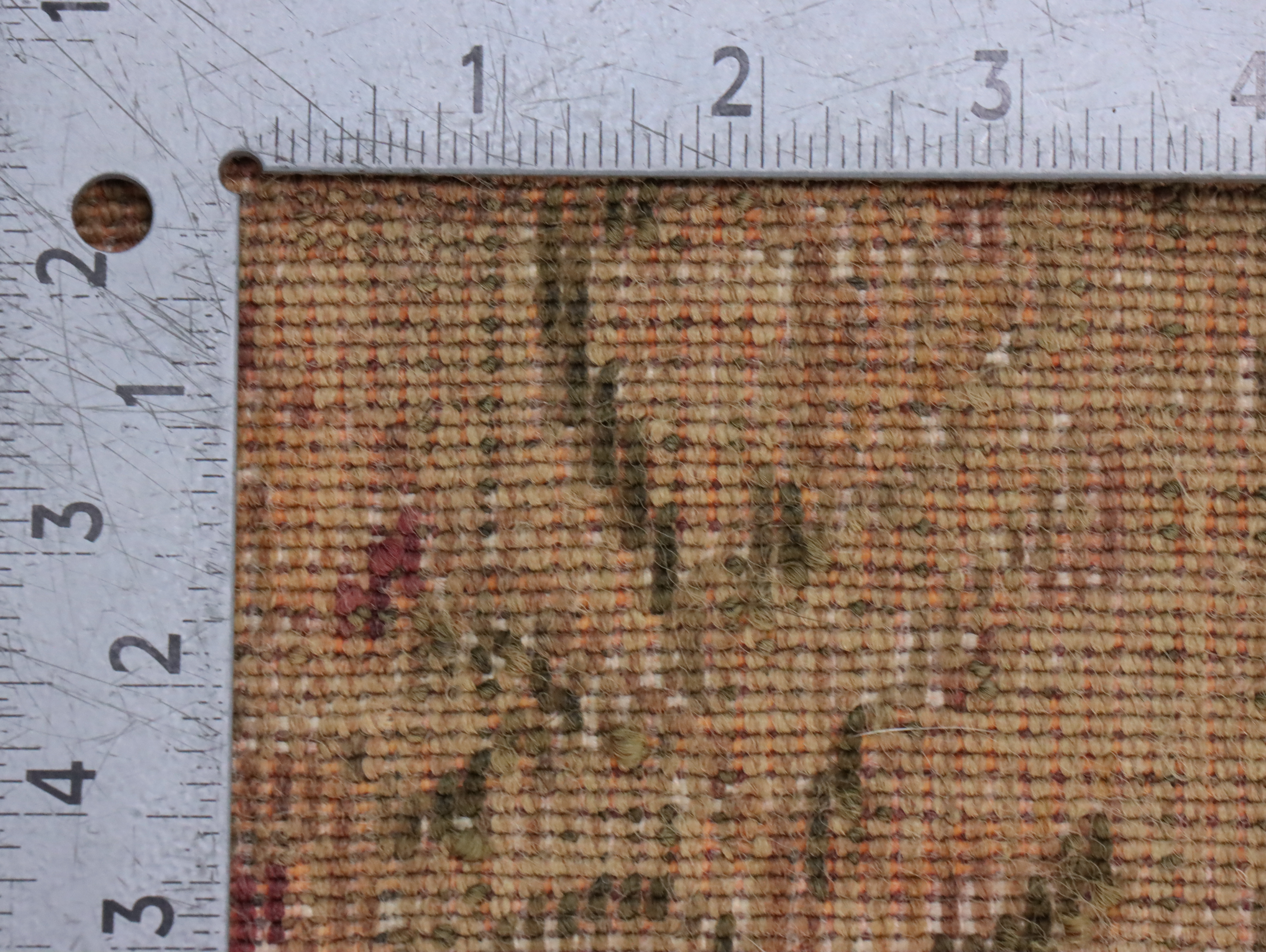 7'10 x 11'5 Hand-Knotted Indian Agra Area Rug