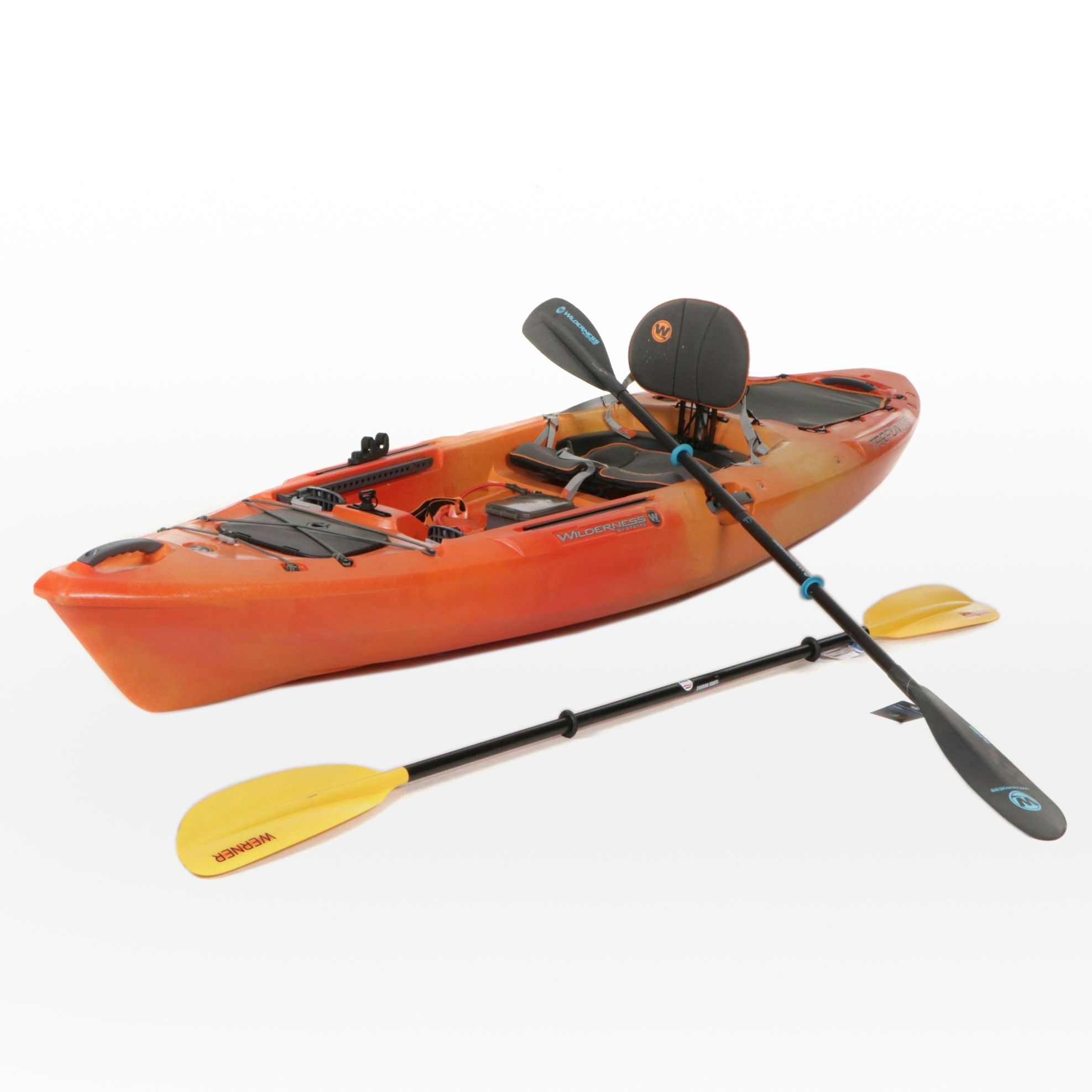 Wilderness Systems Tarpon 105 Kayak in Mango with Pair of Oars