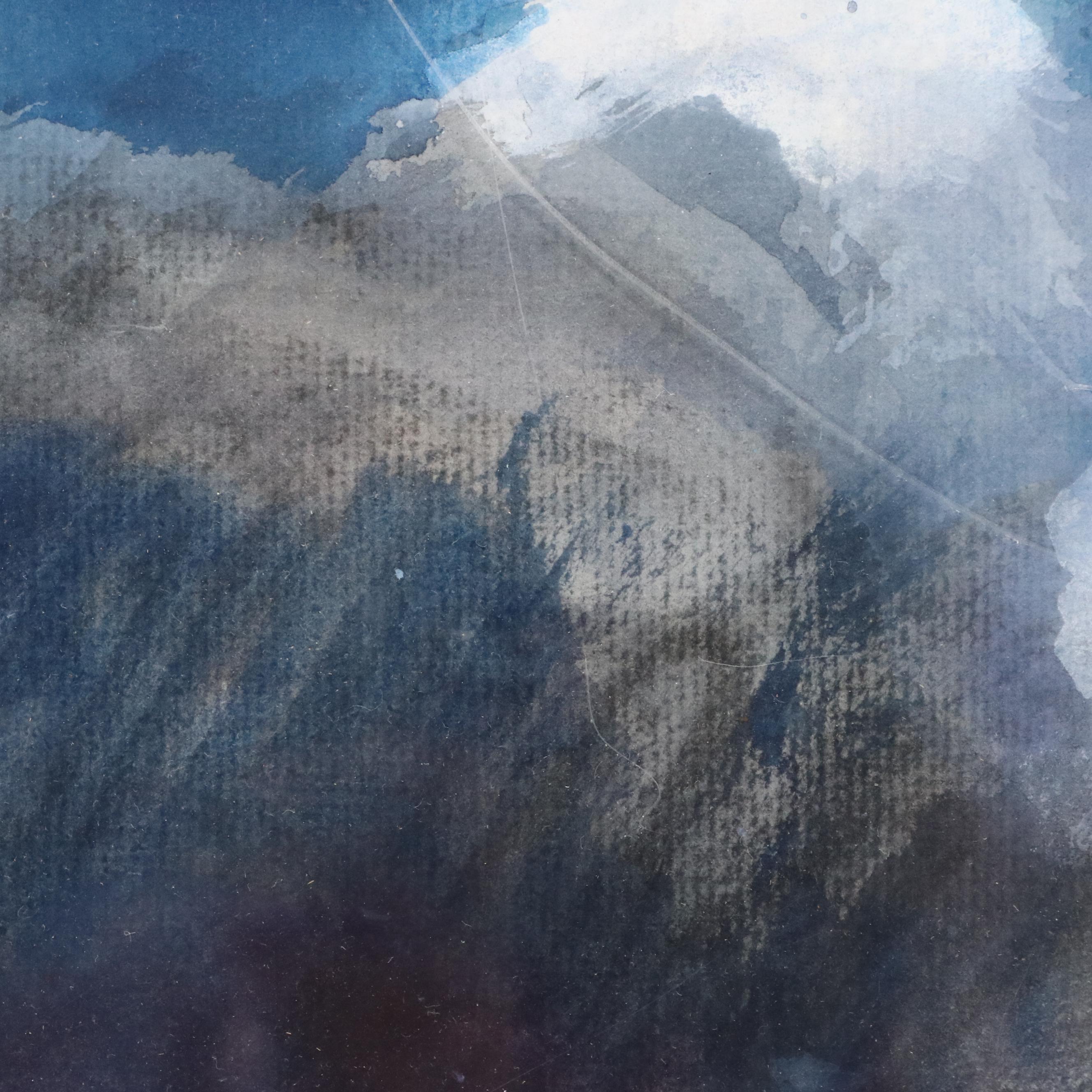 Reginald Grooms Watercolor Painting of Rocky Landscape, 1953