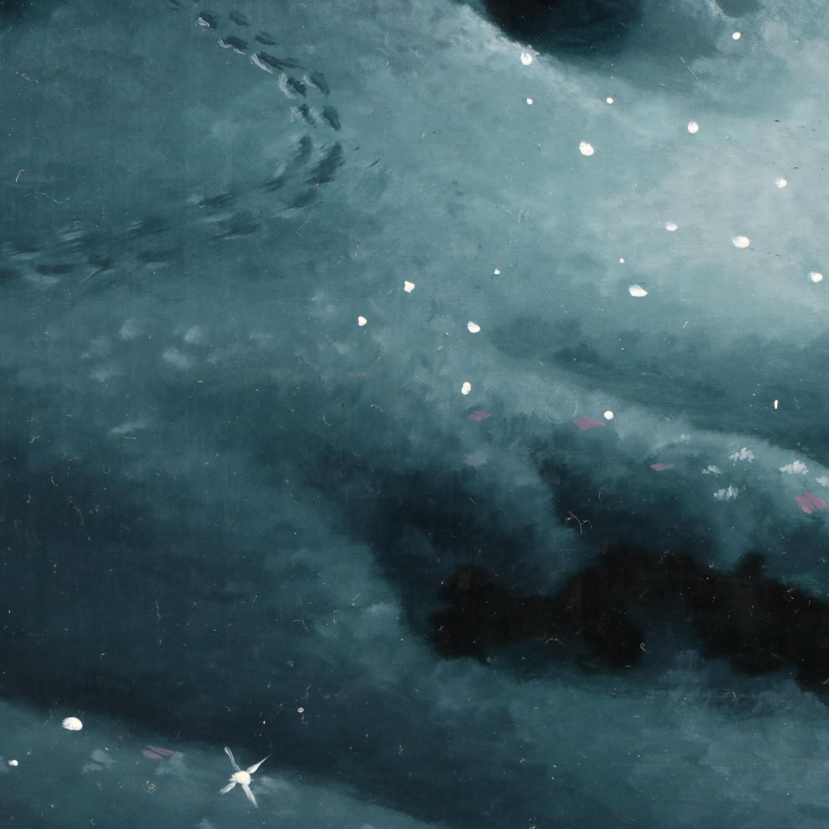 Mark Keathley Winter Landscape Oil Painting, 1987