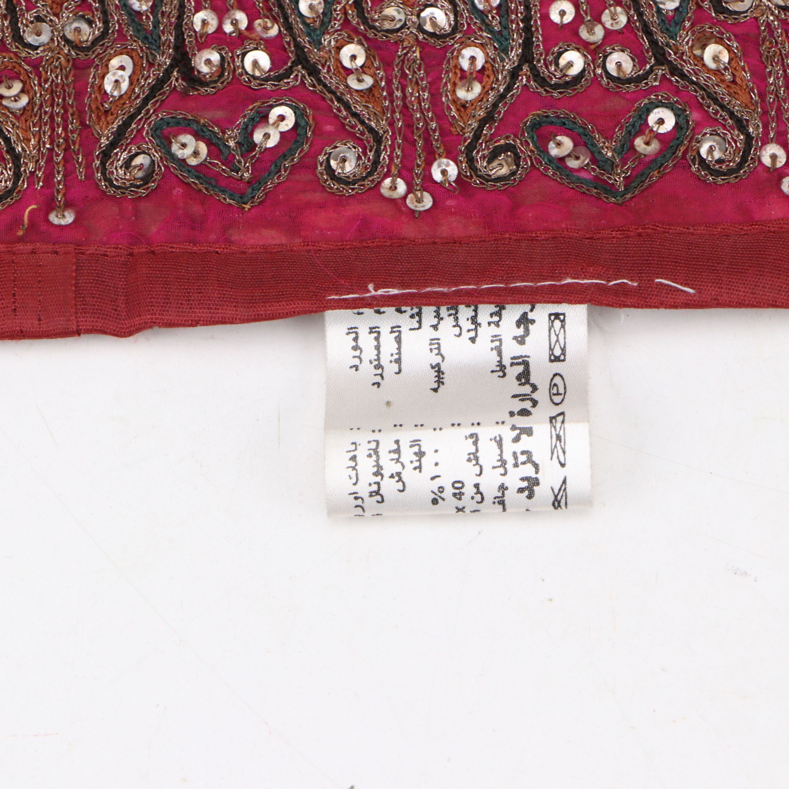 Indian Shisha, Beaded, and Embroidered Decorative Pillow Covers