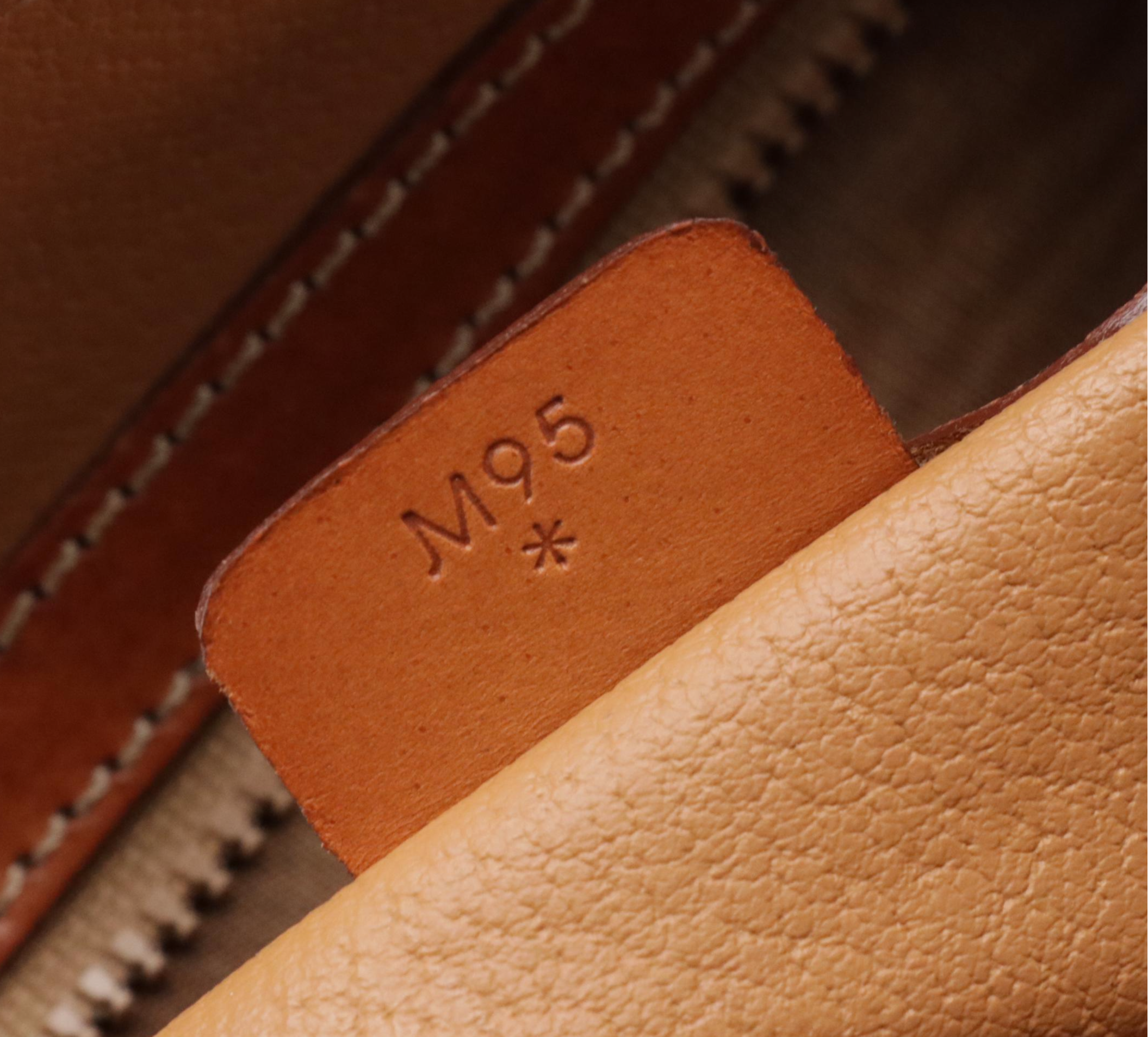 Celine Two-Way Boston Bag in Dark Brown Macadam Canvas and Leather