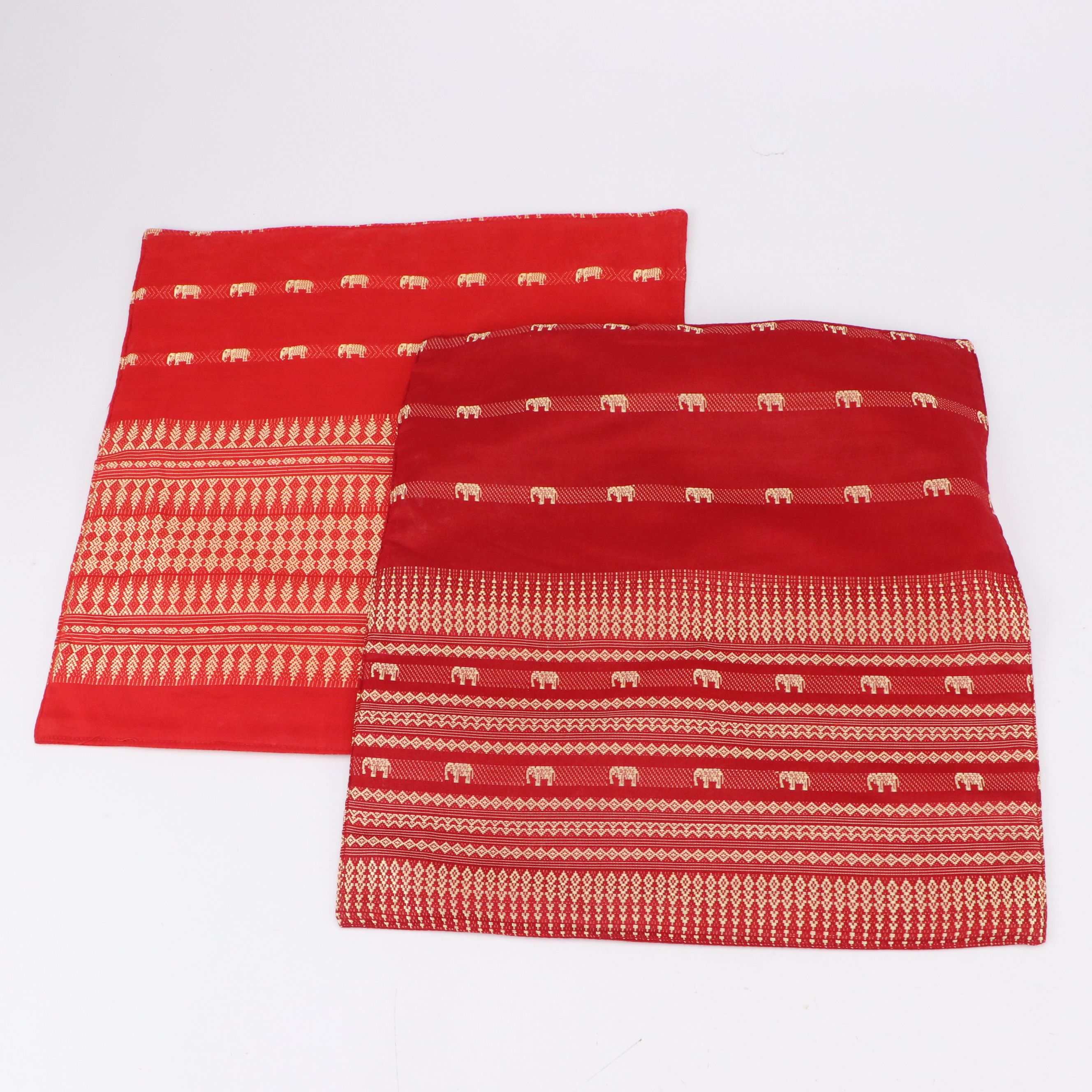 Indian Shisha, Beaded, and Embroidered Decorative Pillow Covers