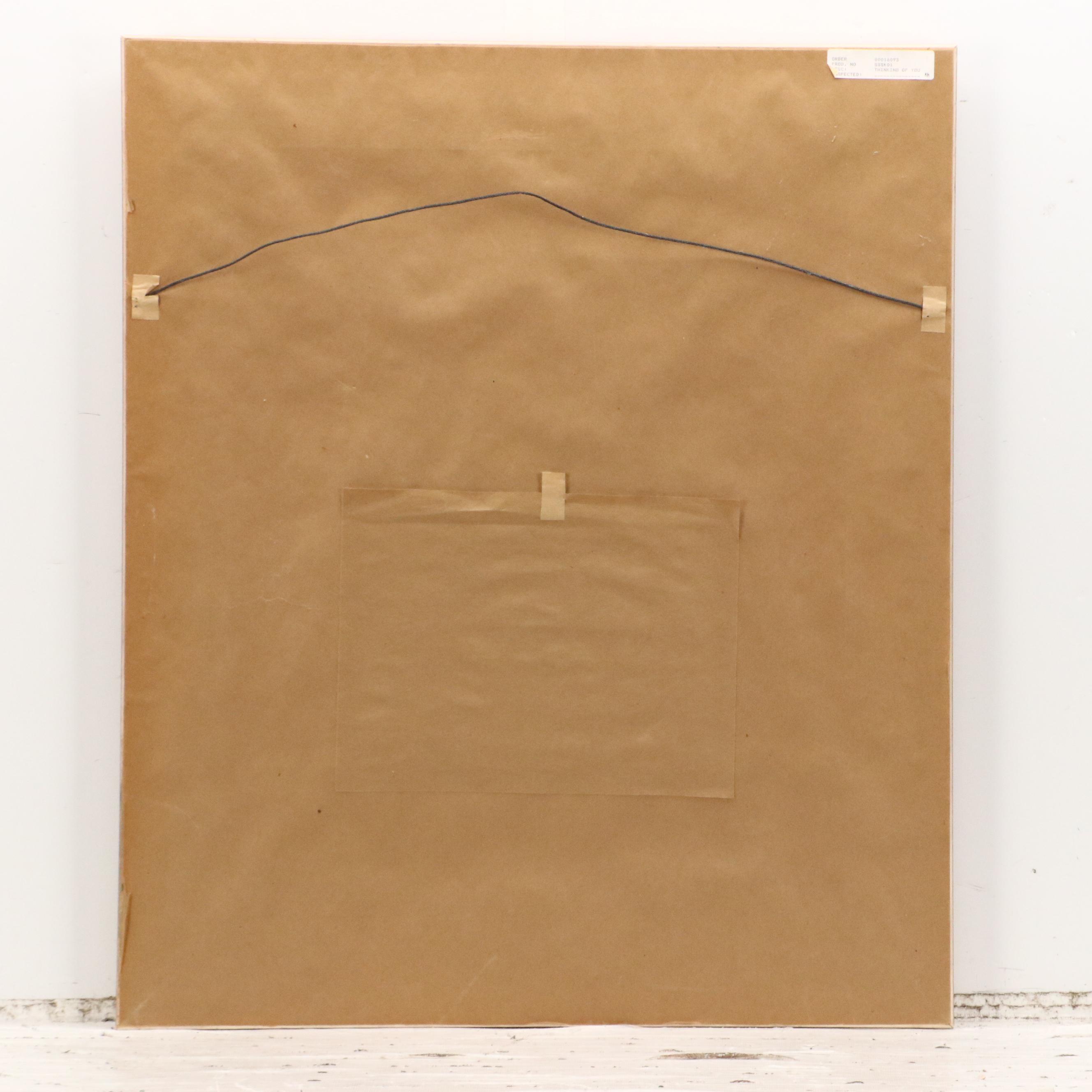 Sandra Kuck Offset Lithograph "Thinking of You," 1993