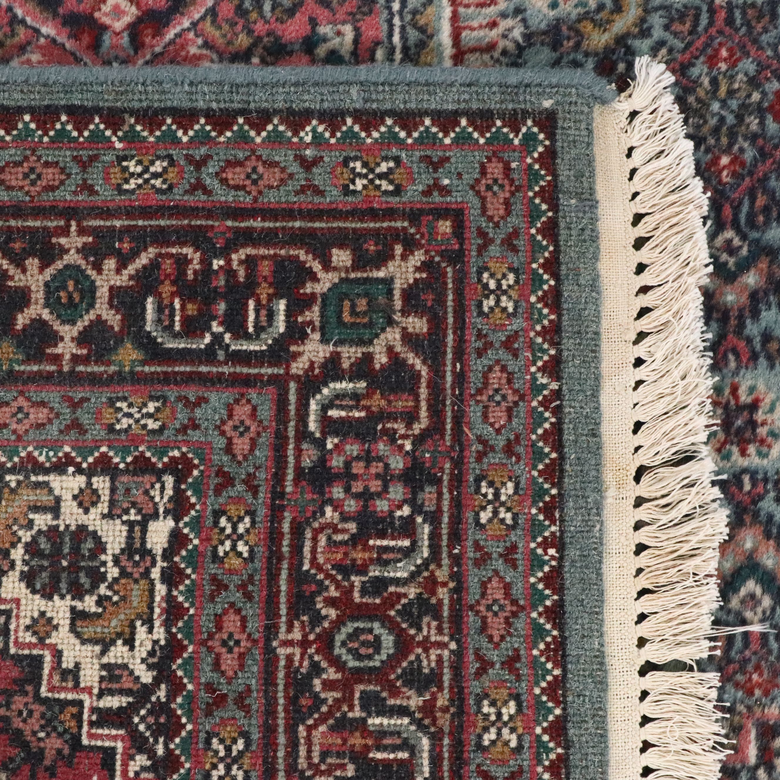 3'11 x 6'3 Hand-Knotted Persian Bijar Area Rug