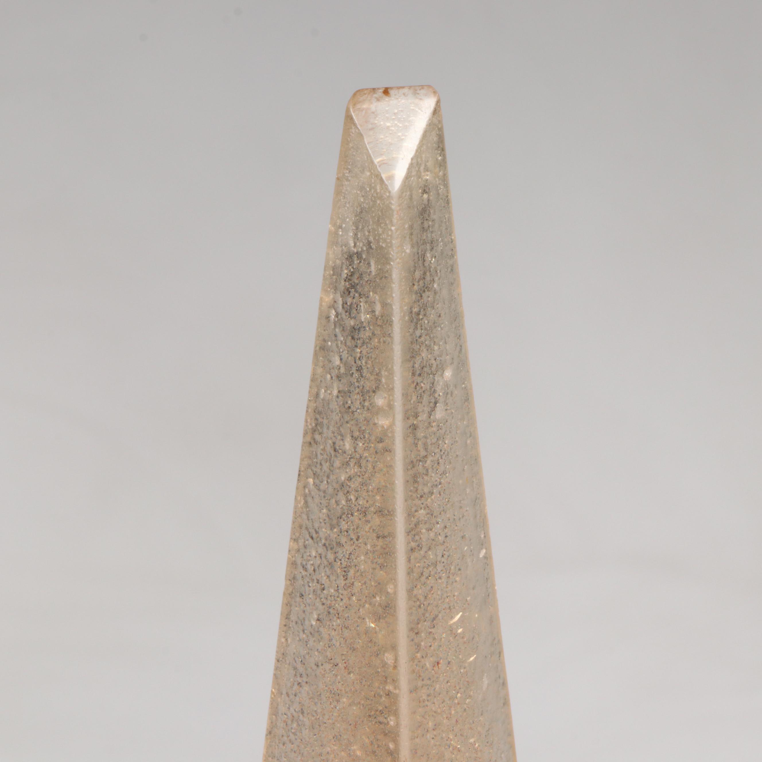 Marc Sijan Cast Acrylic Portrait Obelisk