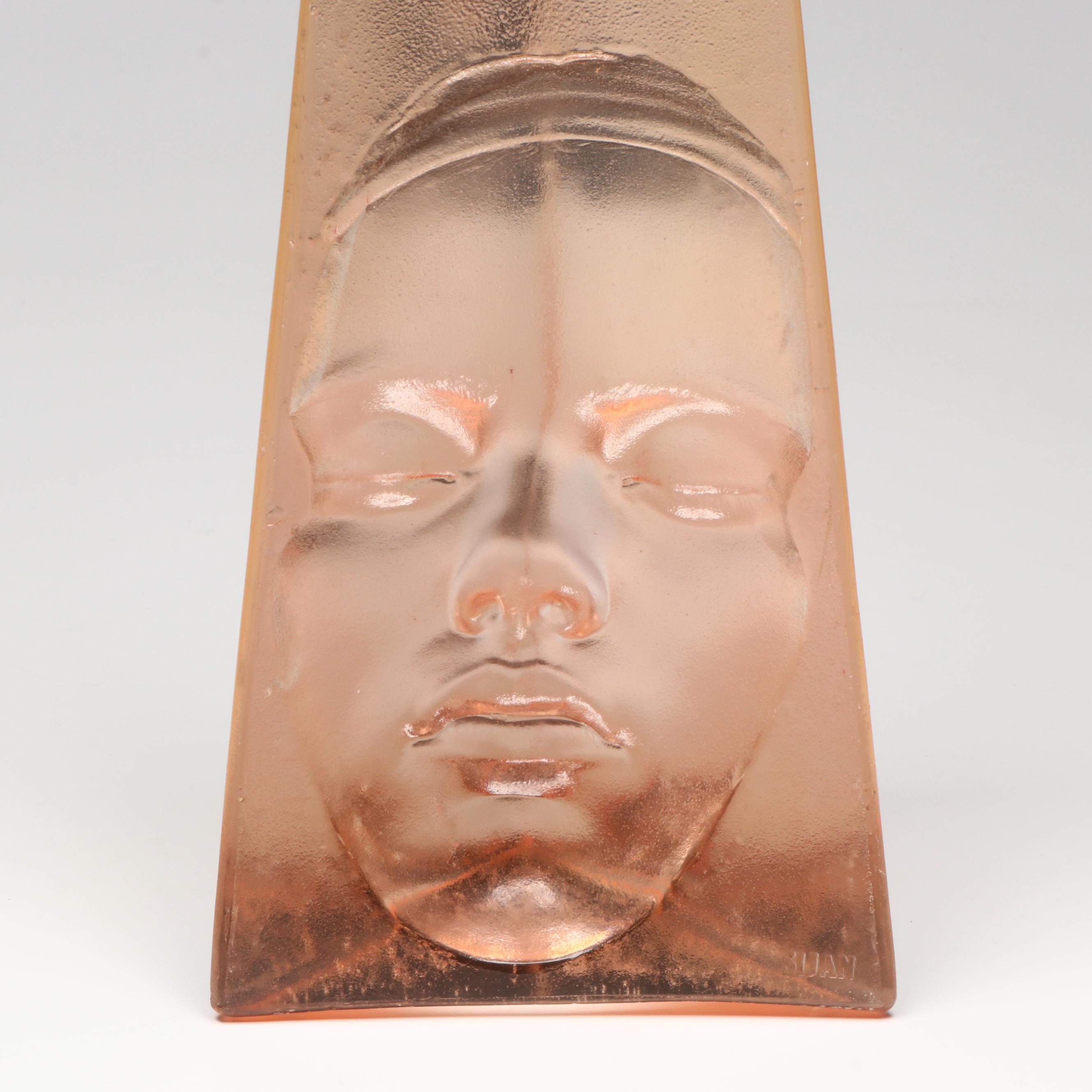 Marc Sijan Cast Acrylic Portrait Obelisk
