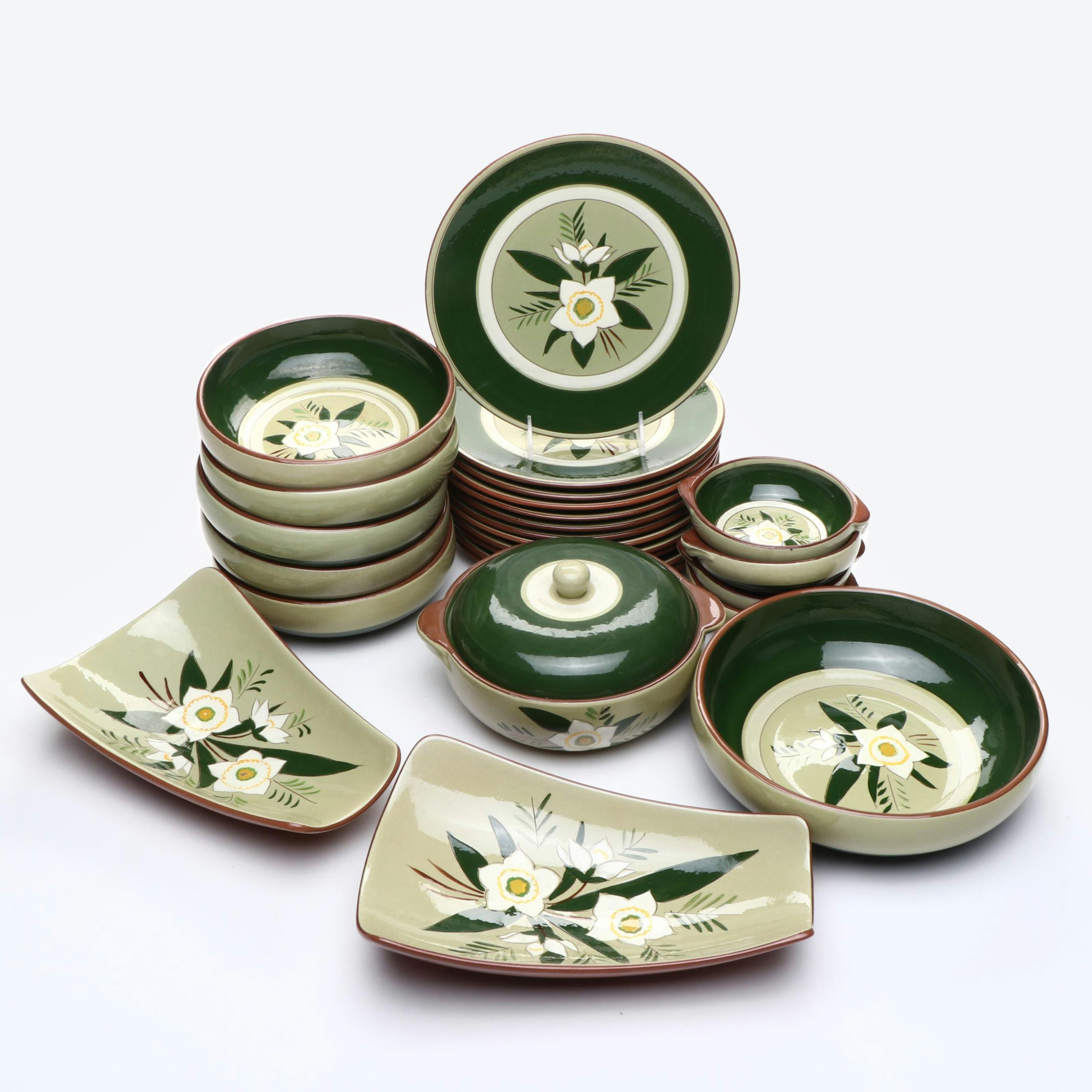 Stangl Pottery "Star Flower" Ceramic Tableware, Mid to Late 20th Century