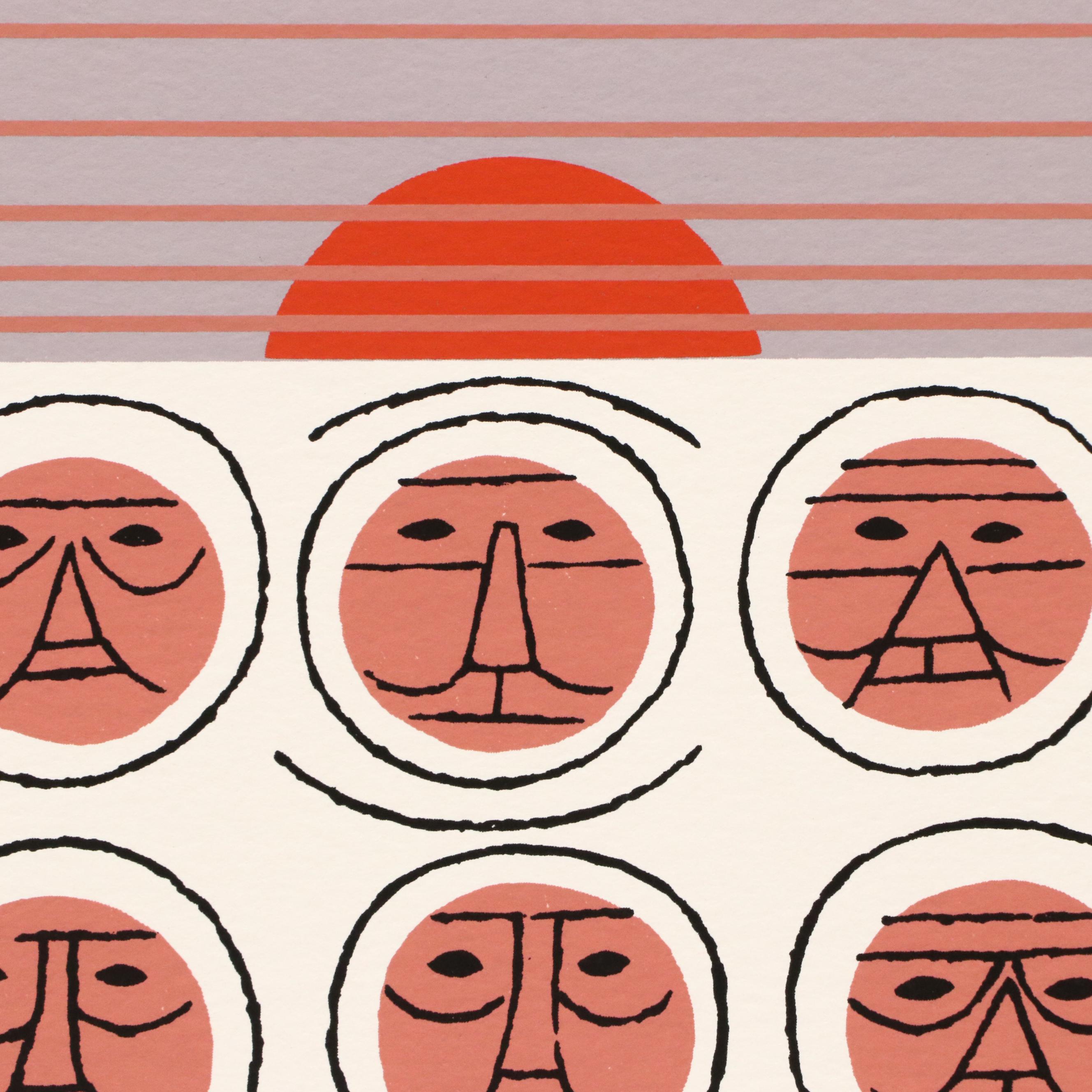 Edie Harper Serigraph "Sunrise"