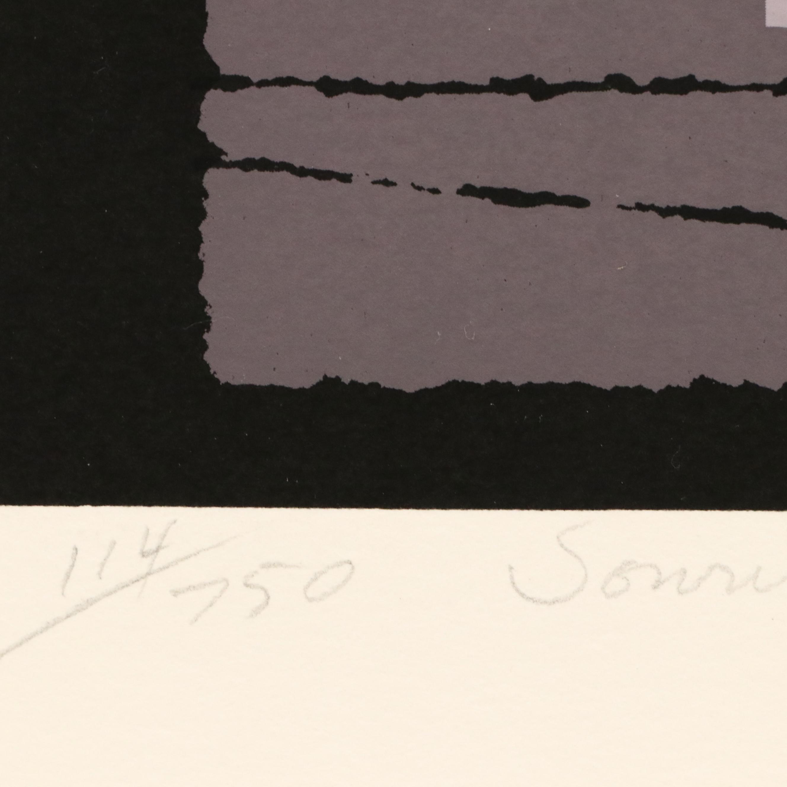 Edie Harper Serigraph "Sunrise"