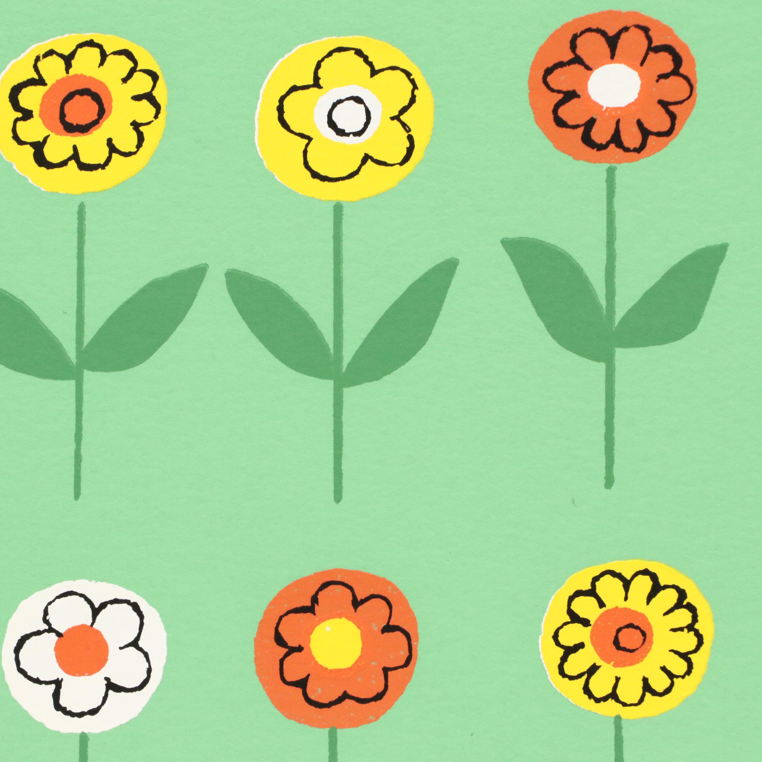 Edie Harper Serigraph "In The Garden"