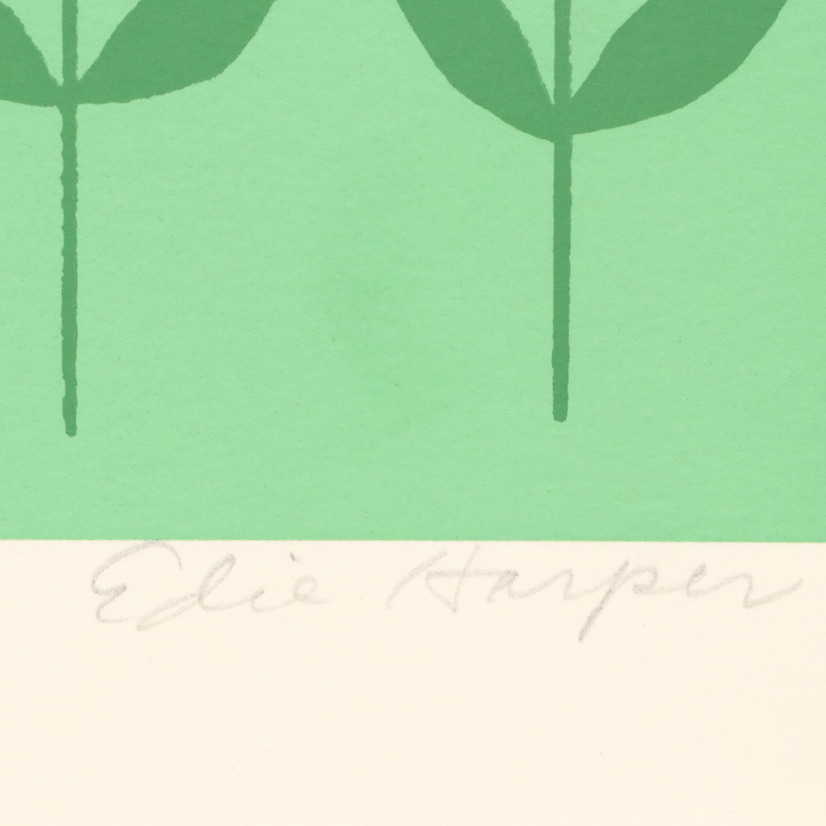 Edie Harper Serigraph "In The Garden"