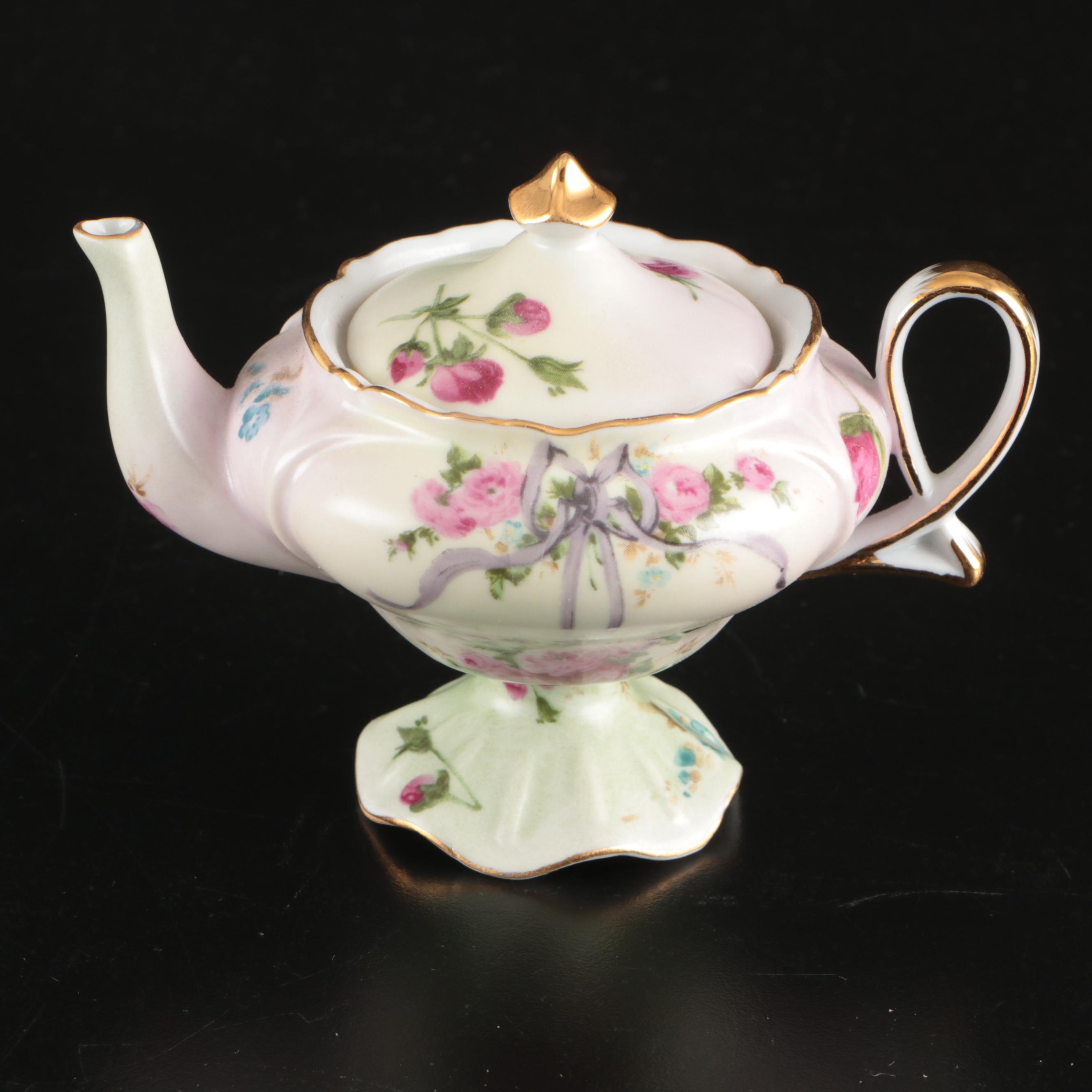 Royal Cotswolds and Other Miniature Porcelain Tea Sets