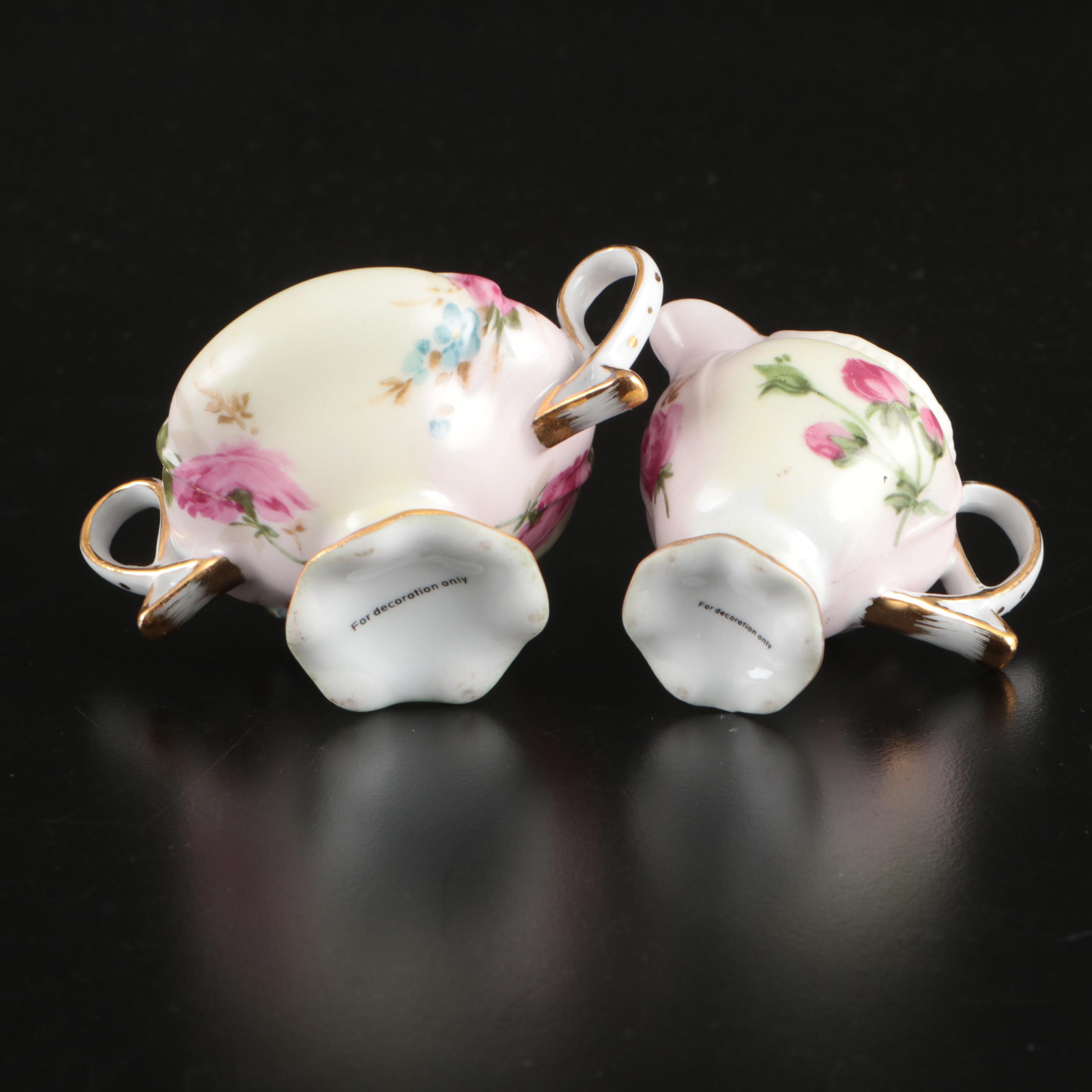 Royal Cotswolds and Other Miniature Porcelain Tea Sets